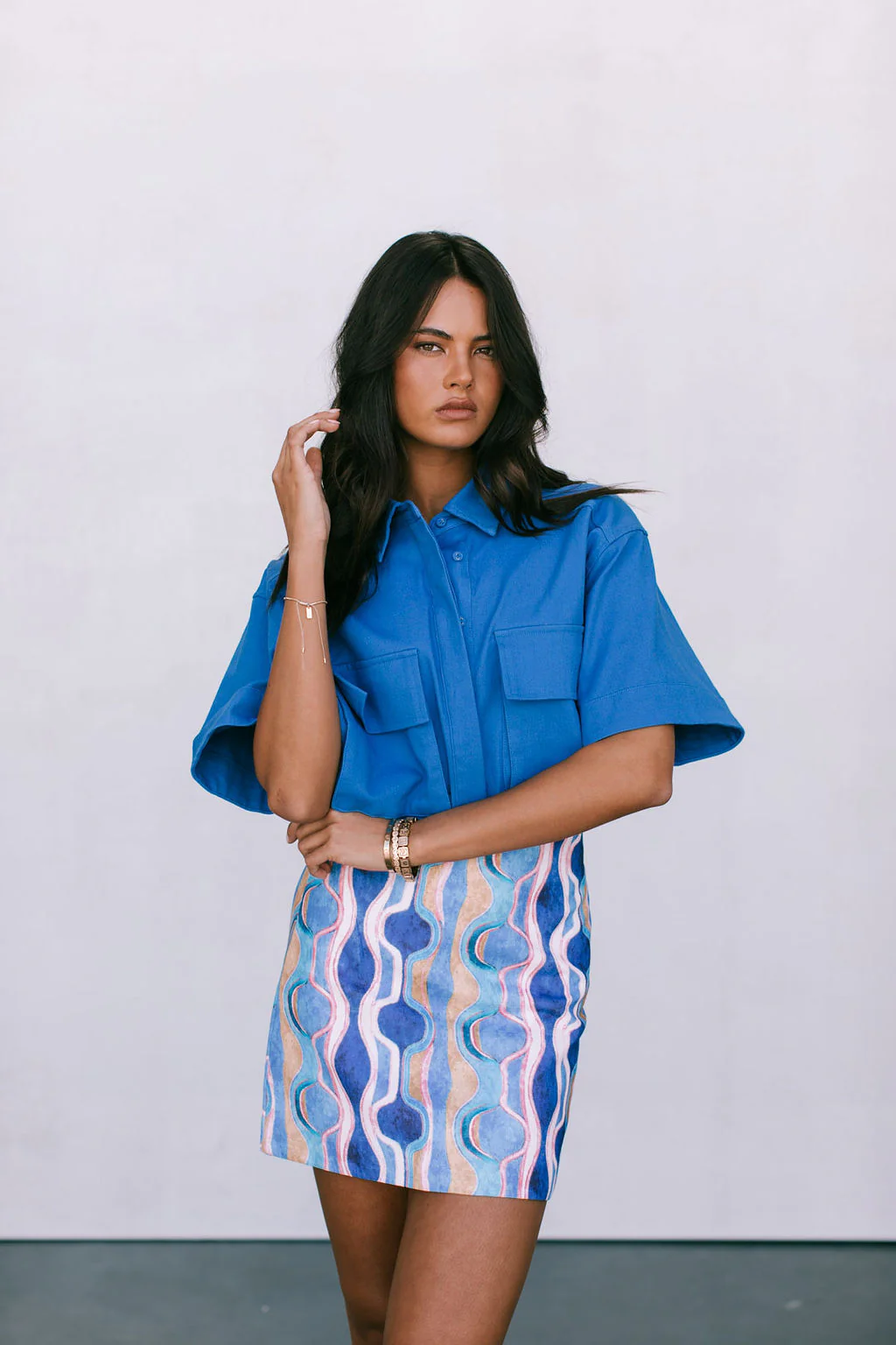 Rhodes Skirt Greece Print - Image 14