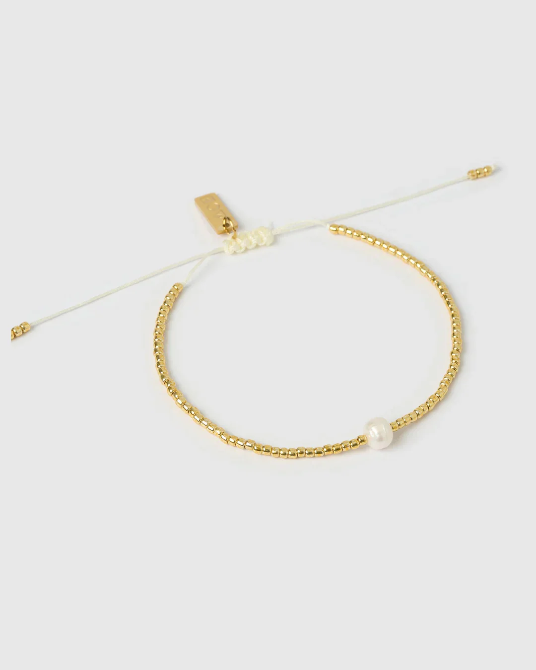 River Pearl Bracelet Gold