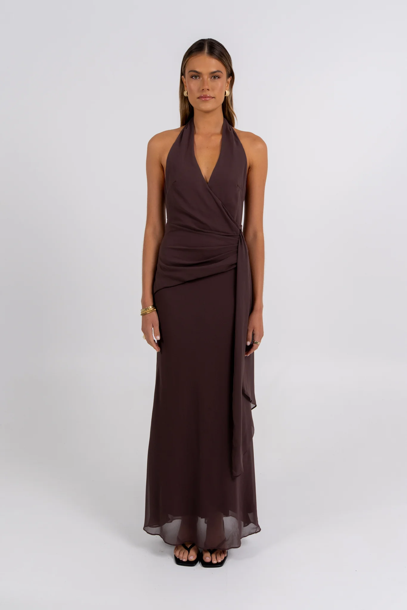Rory Maxi Dress Chocolate