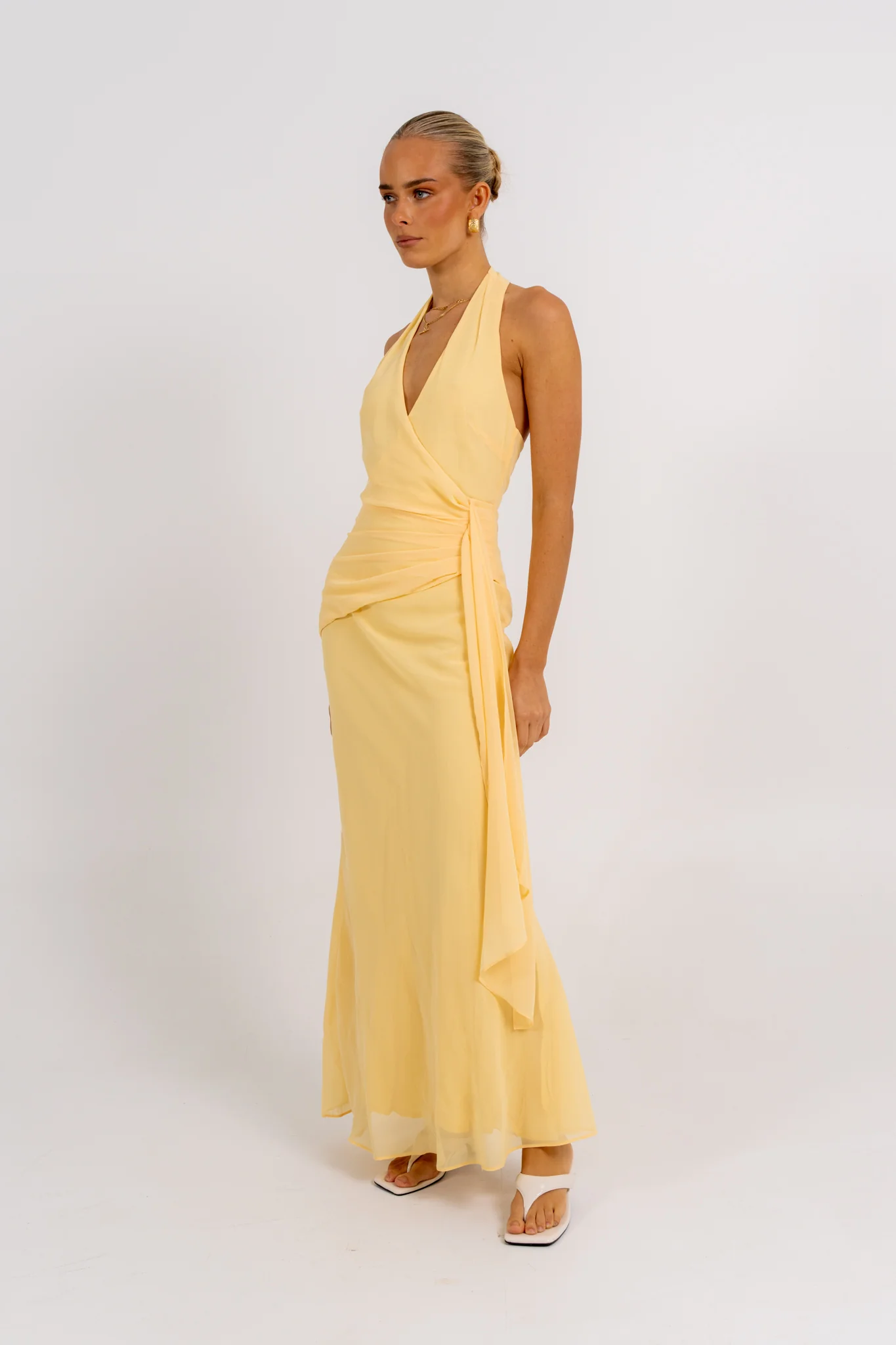 Rory Maxi Dress Lemon - Image 3