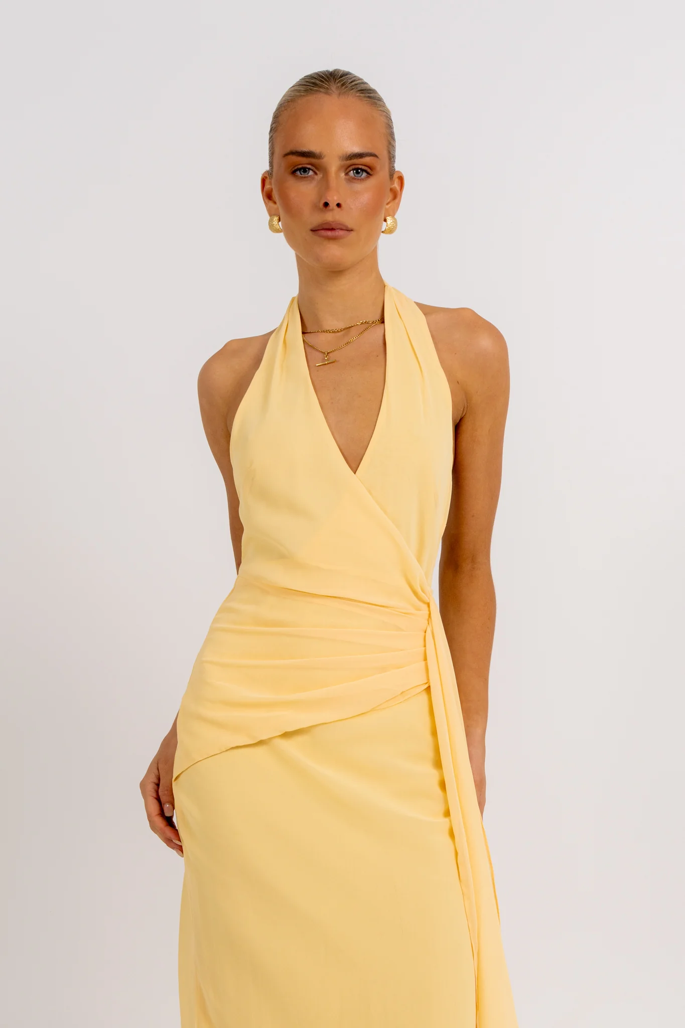 Rory Maxi Dress Lemon - Image 5