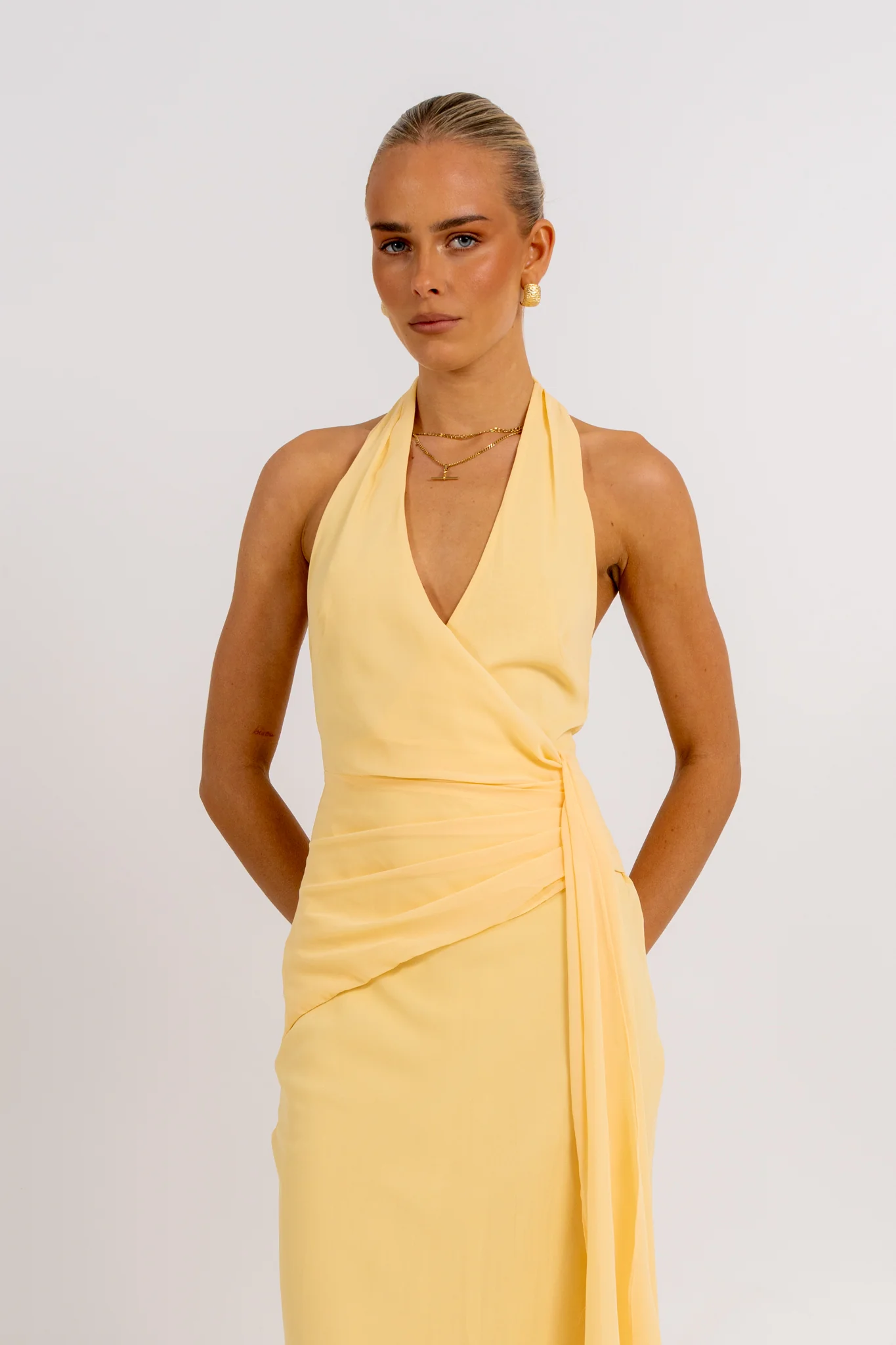 Rory Maxi Dress Lemon - Image 7