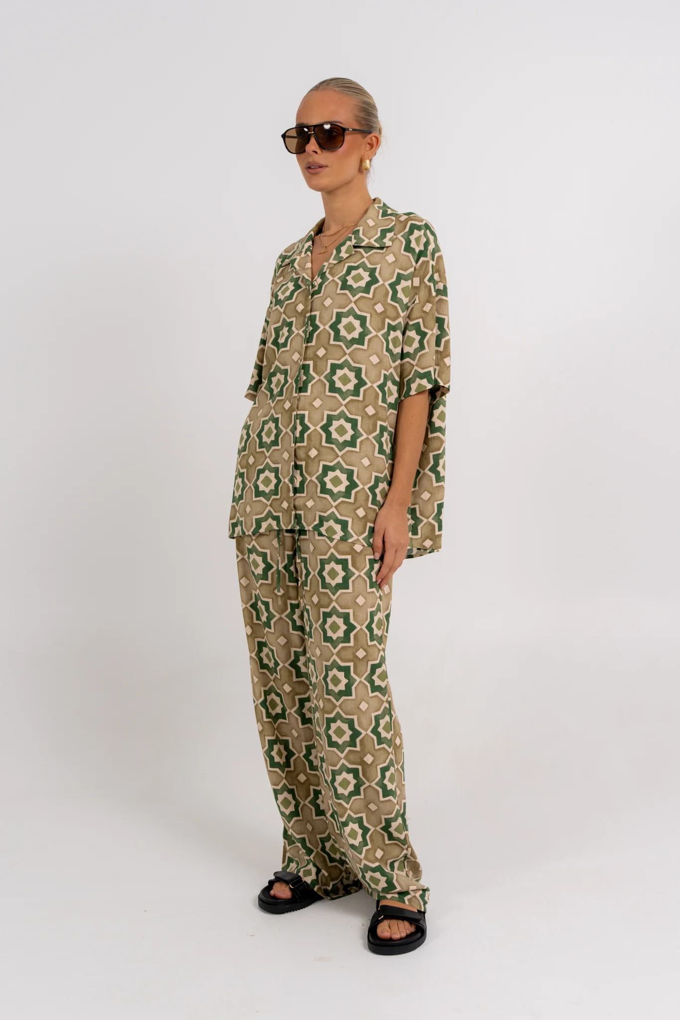 Citta Pants Khaki Tile - Image 4