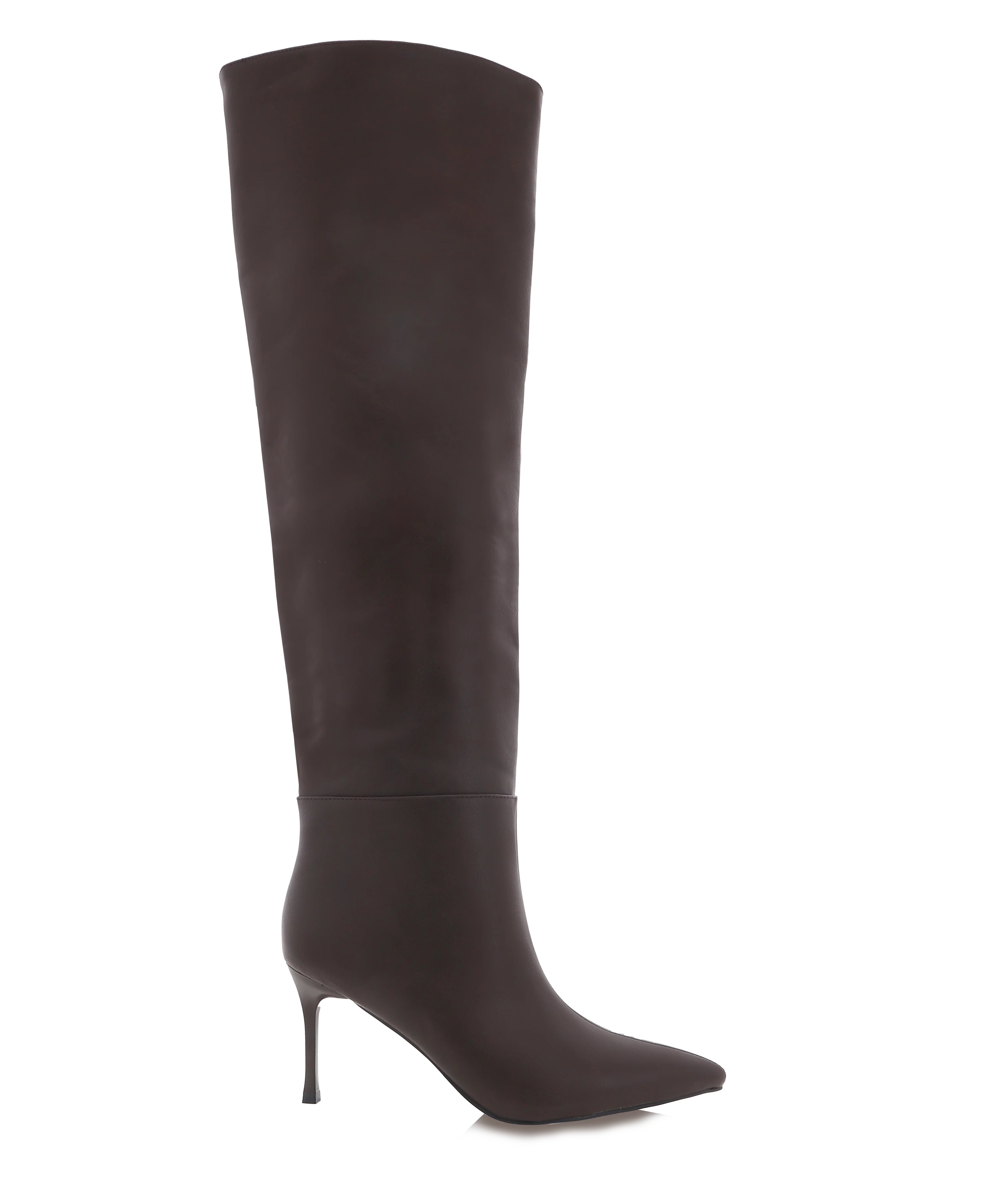 Rosella Knee-high Boots Dark Chocolate