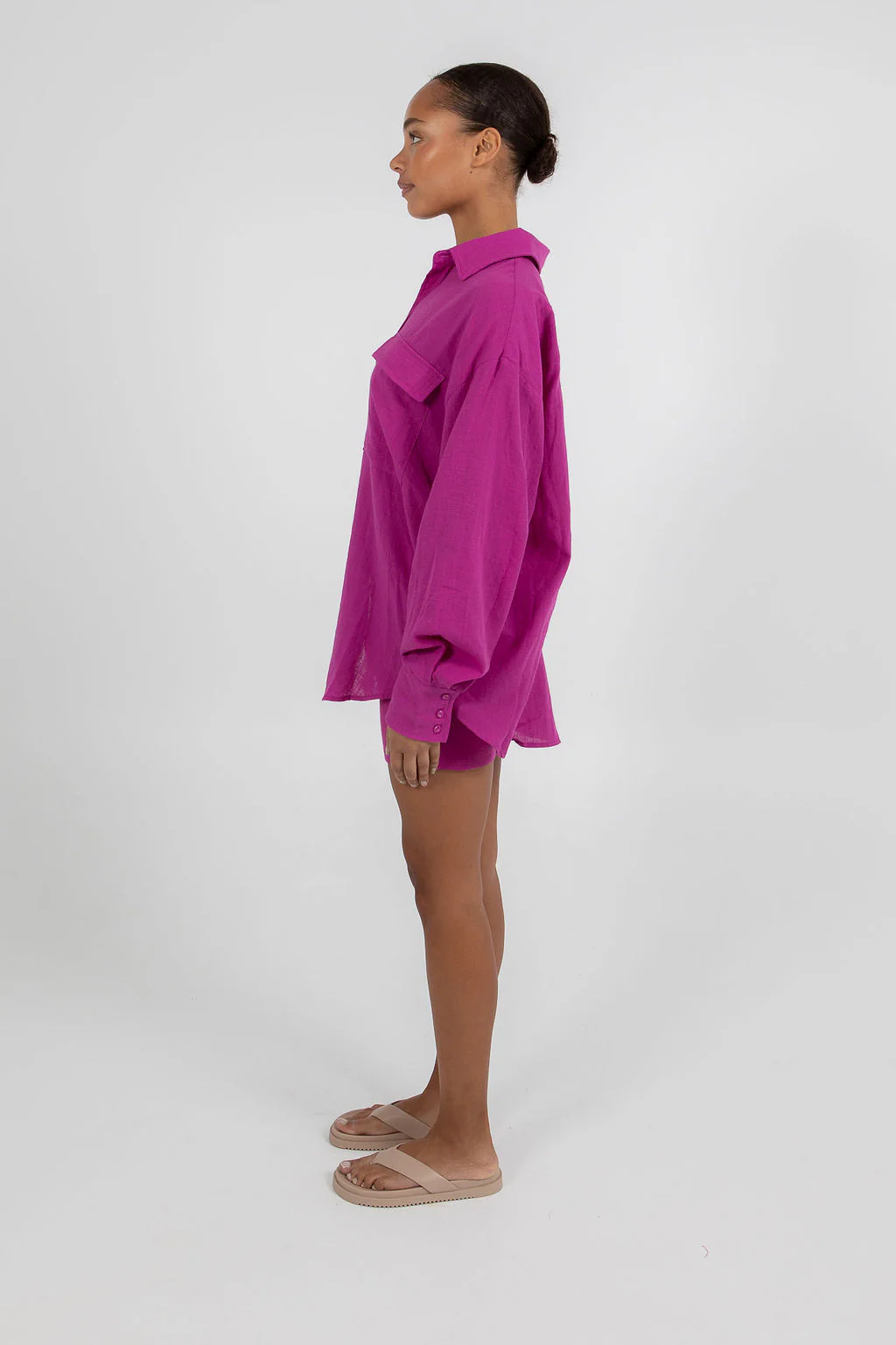 Rosette Shirt Magenta - Image 8