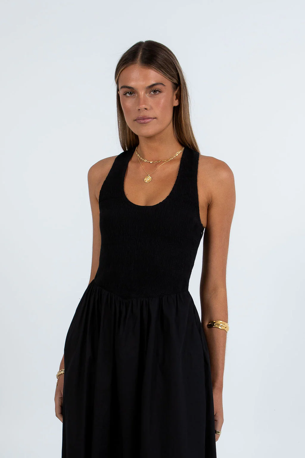Selene Maxi Dress Black - Image 3