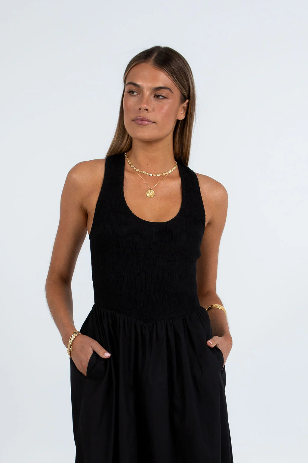 Selene Maxi Dress Black - Image 7