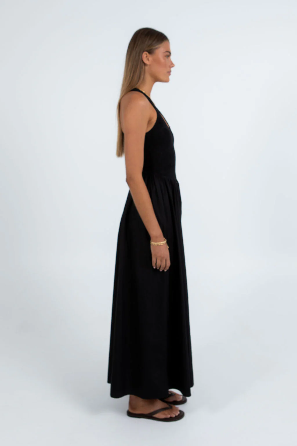Selene Maxi Dress Black - Image 8