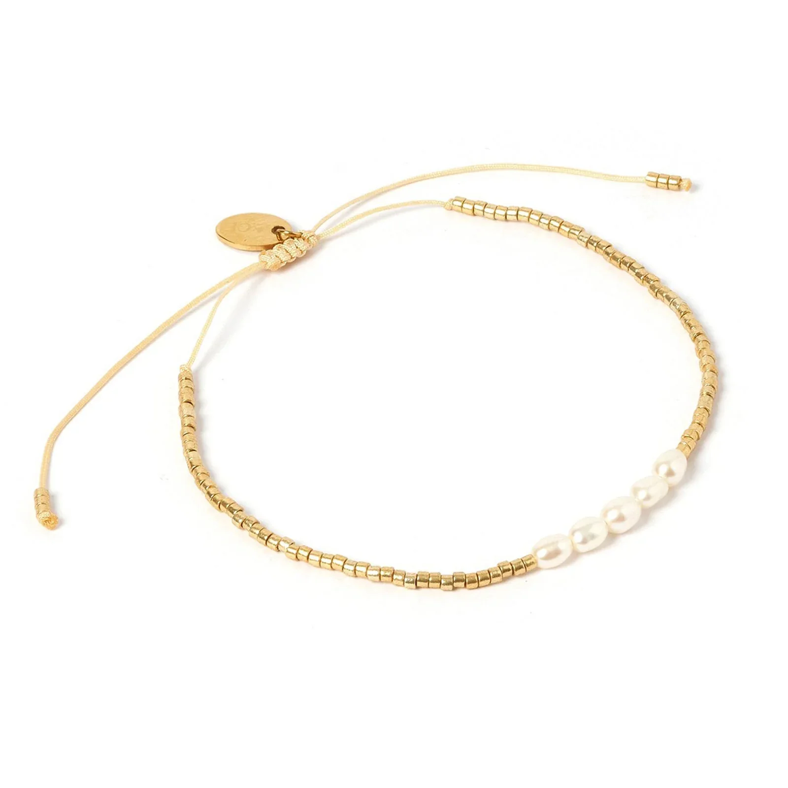 Seline Pearl Bracelet Gold - Image 3