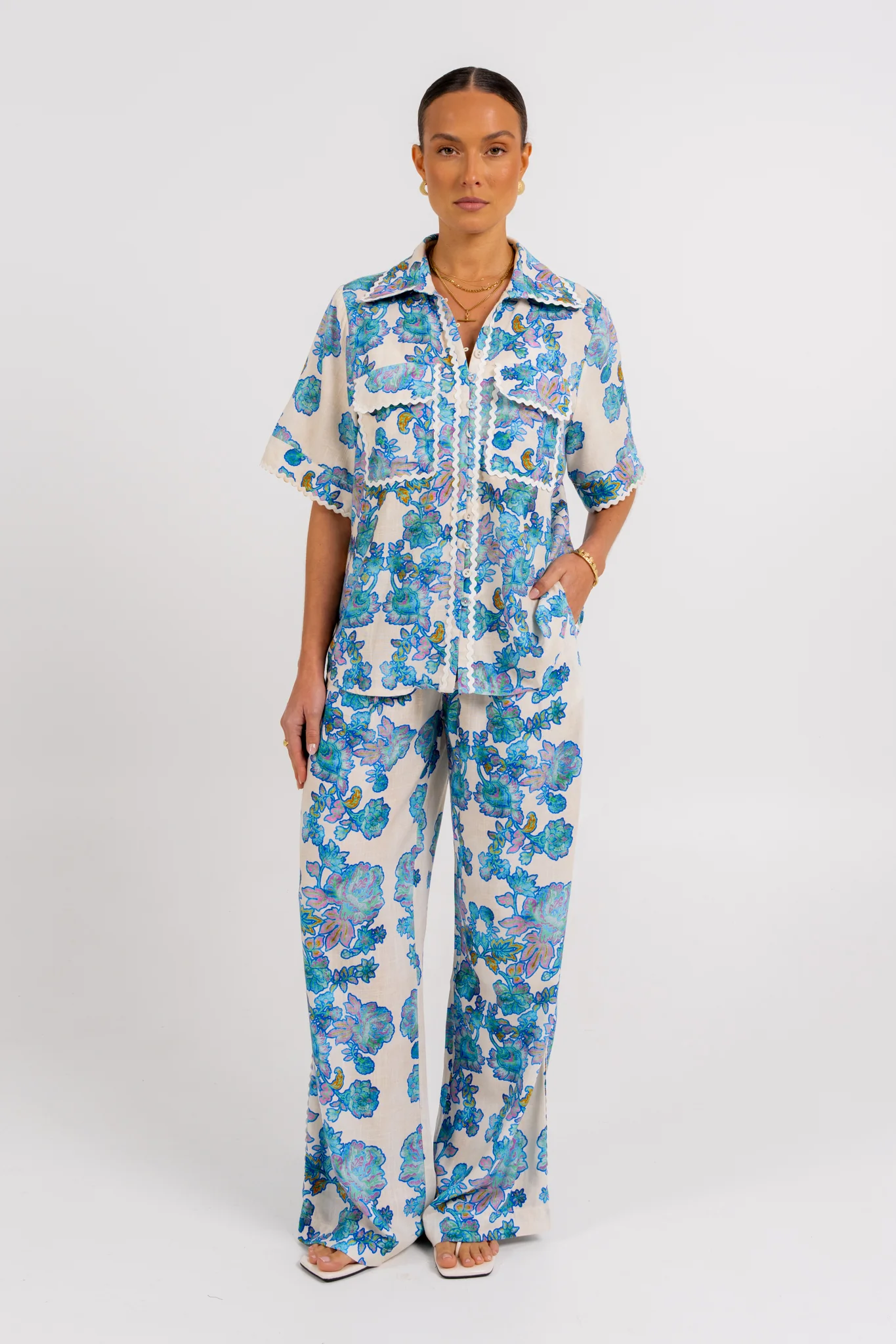 Sempre Pants Inkora Print - Image 9