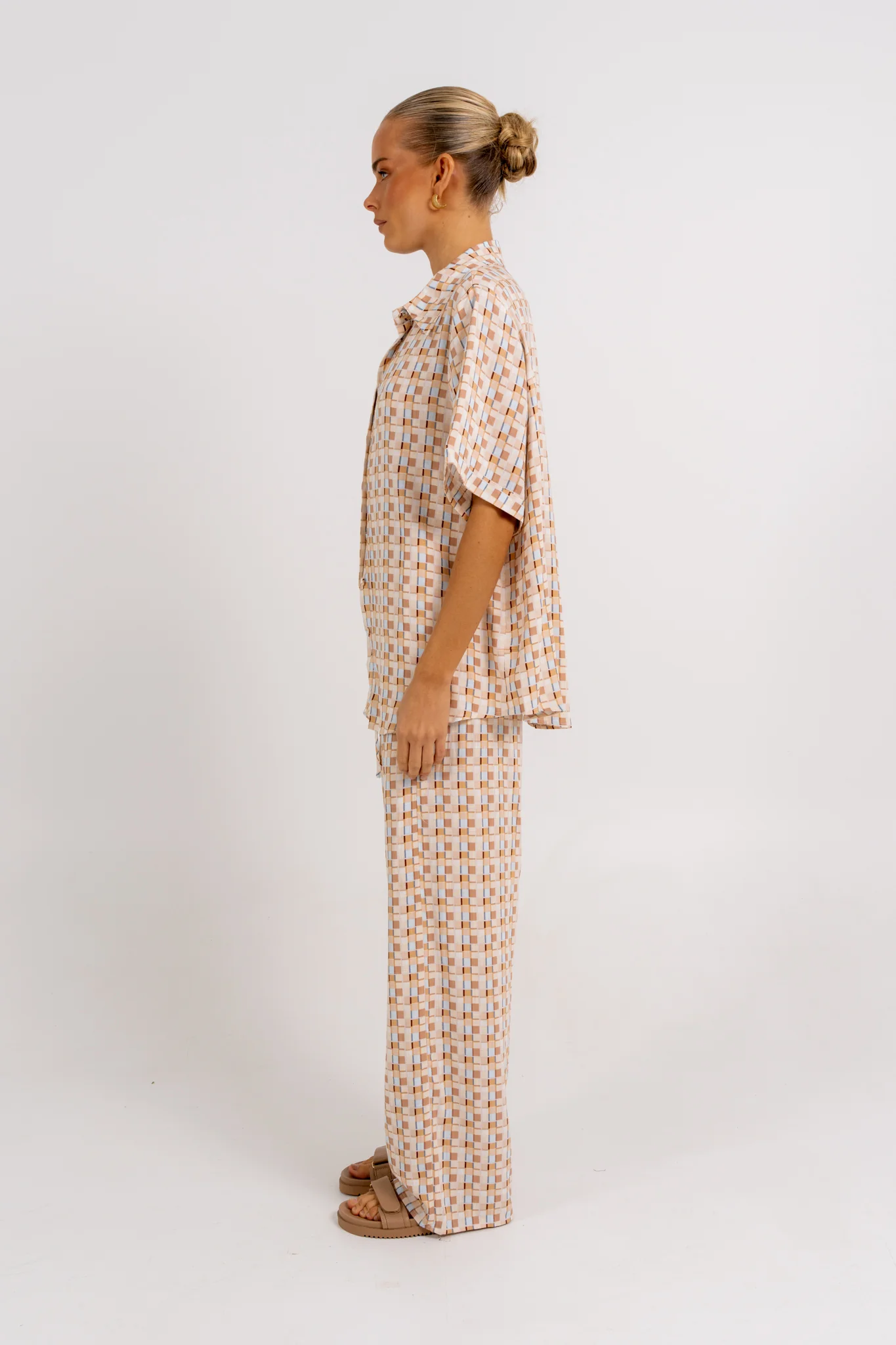 Rylie Set Beige Check - Image 11