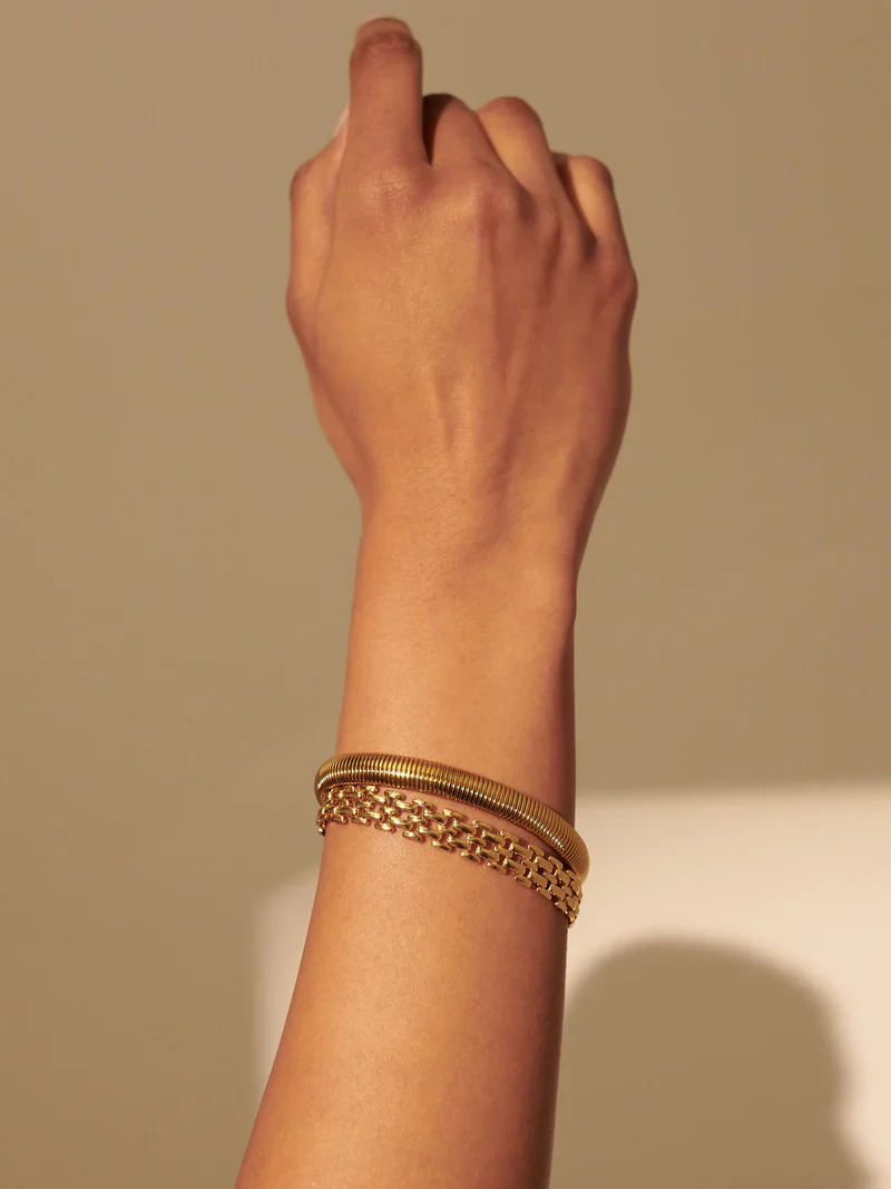 Shankia Chain Bracelet Gold - Image 3