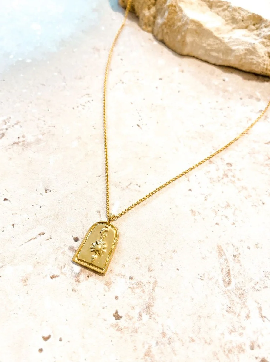 Siena Necklace Gold - Image 4