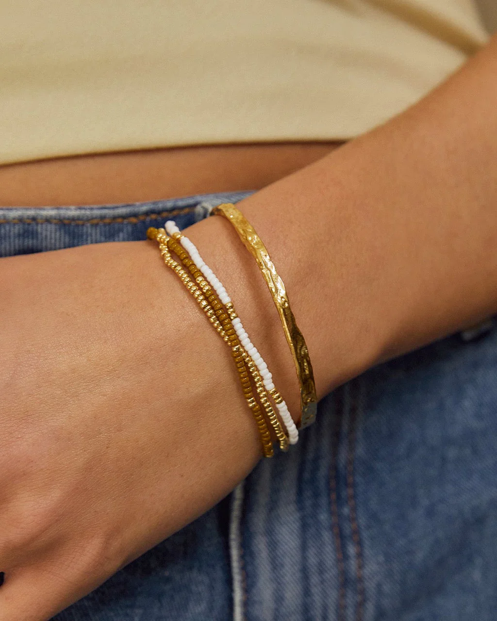 Sunny Bracelet Set Khaki - Image 2