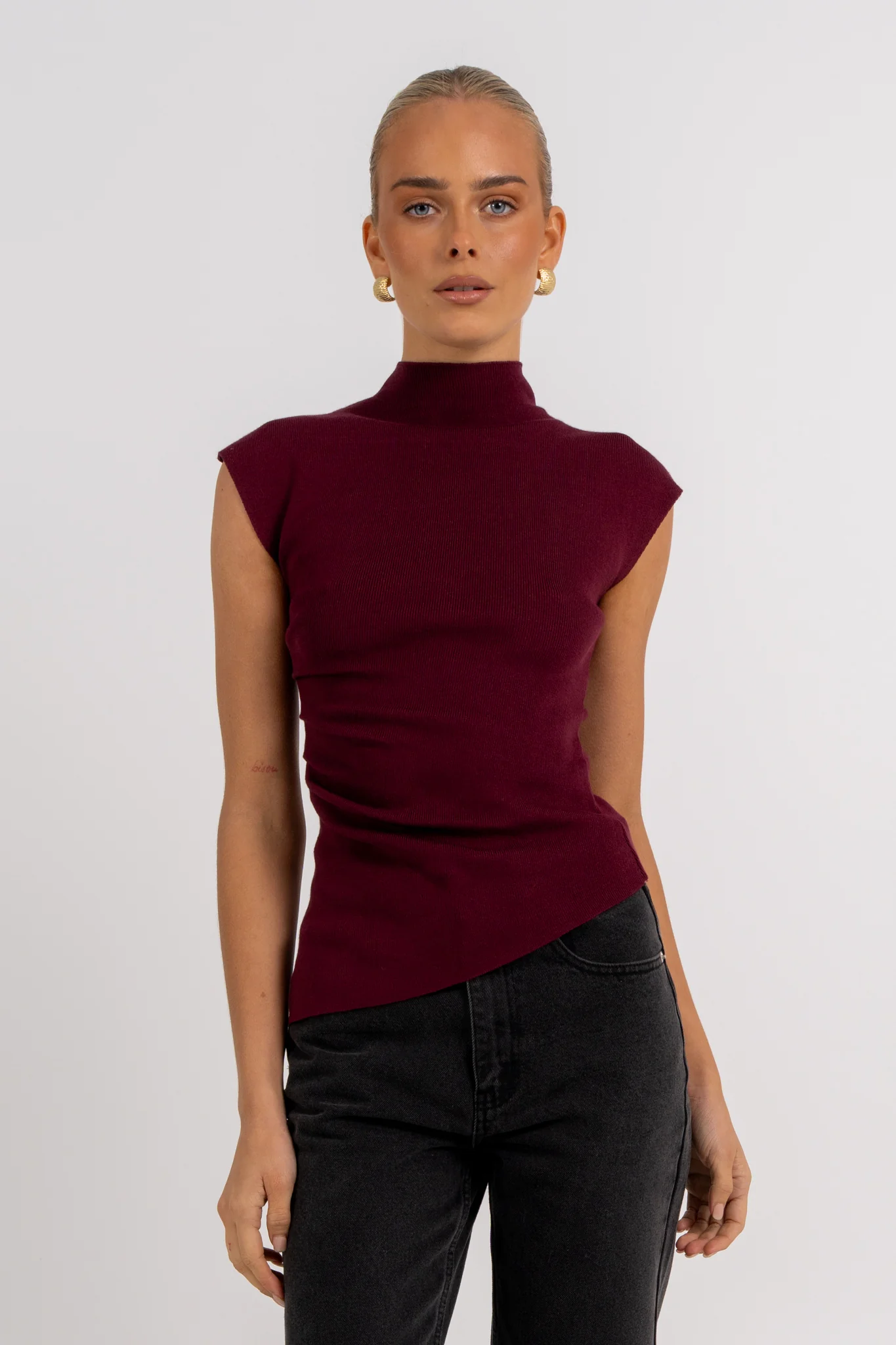 Tahmina Top Burgundy - Image 5