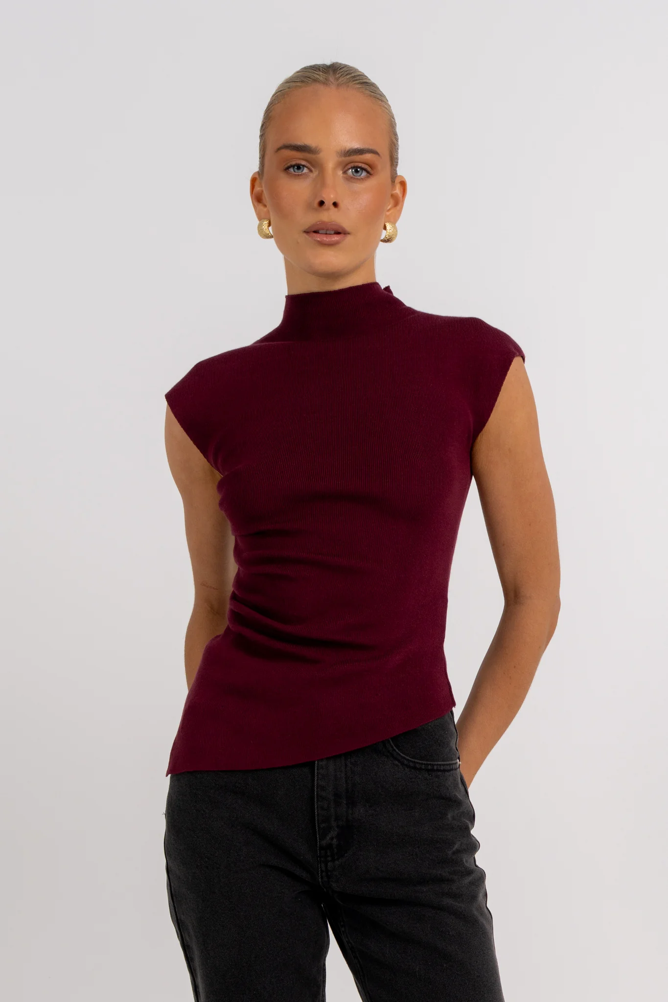 Tahmina Top Burgundy - Image 7