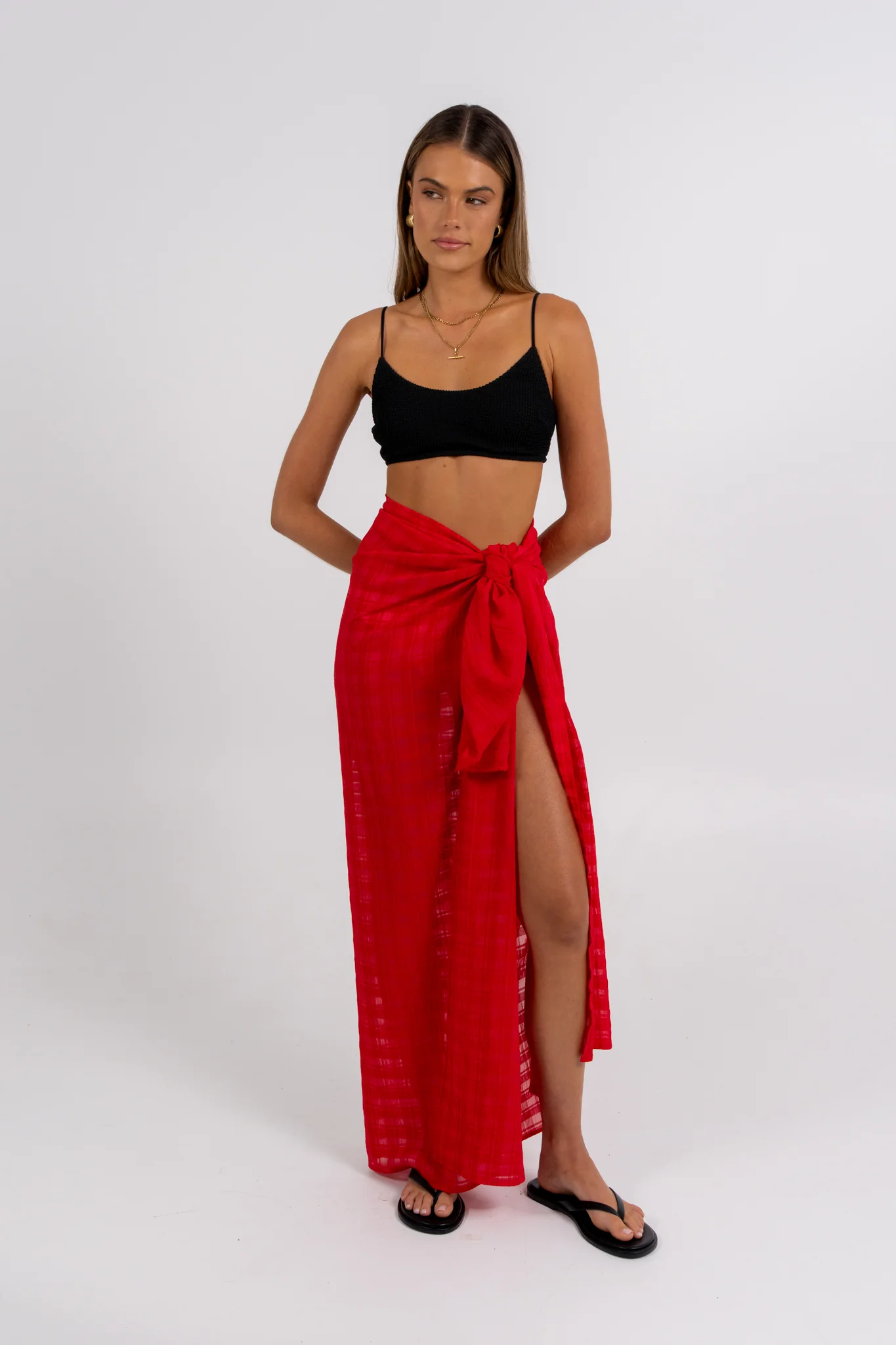 Tasha Pareo Red - Image 5