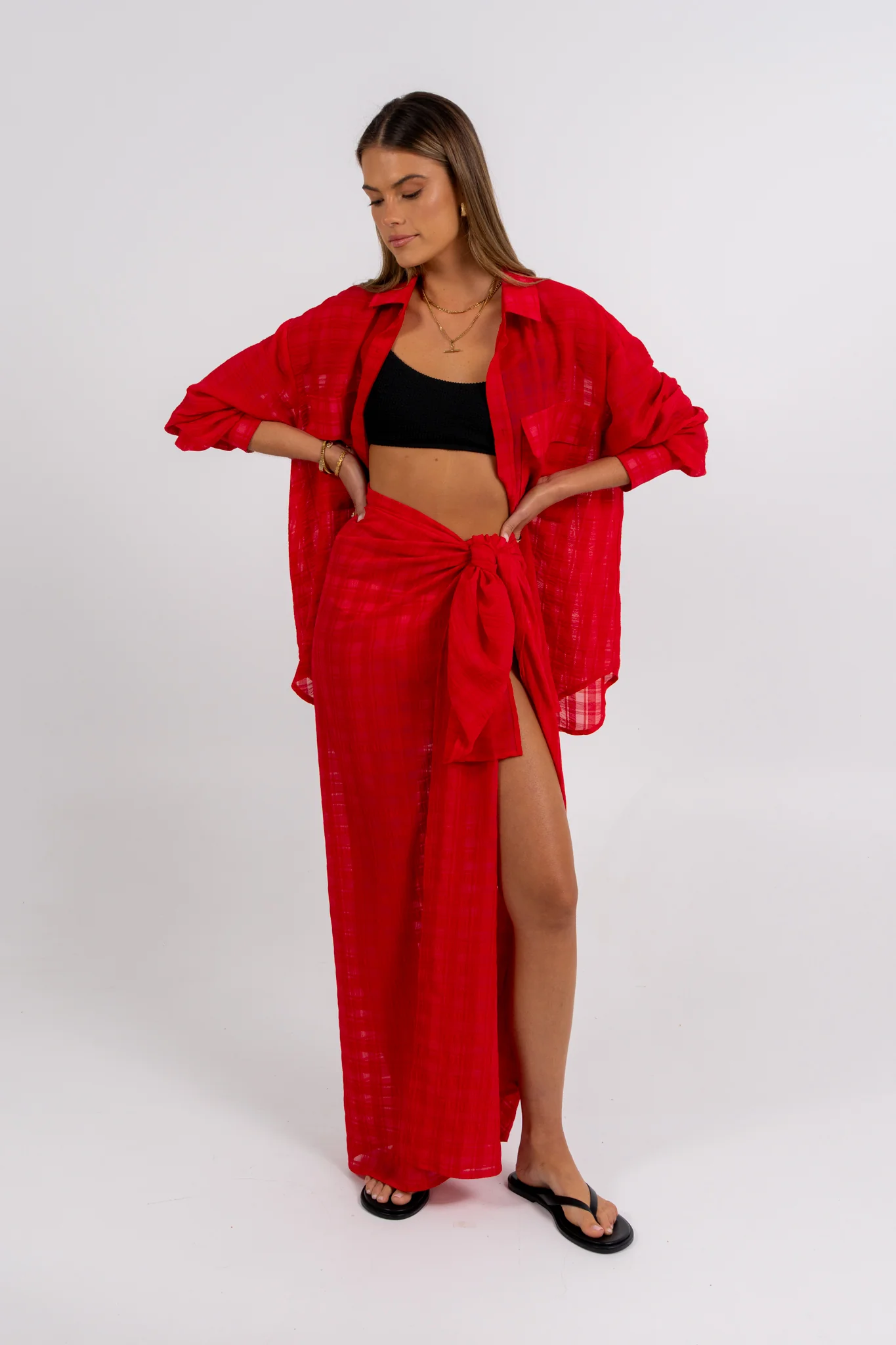 Tasha Pareo Red - Image 6