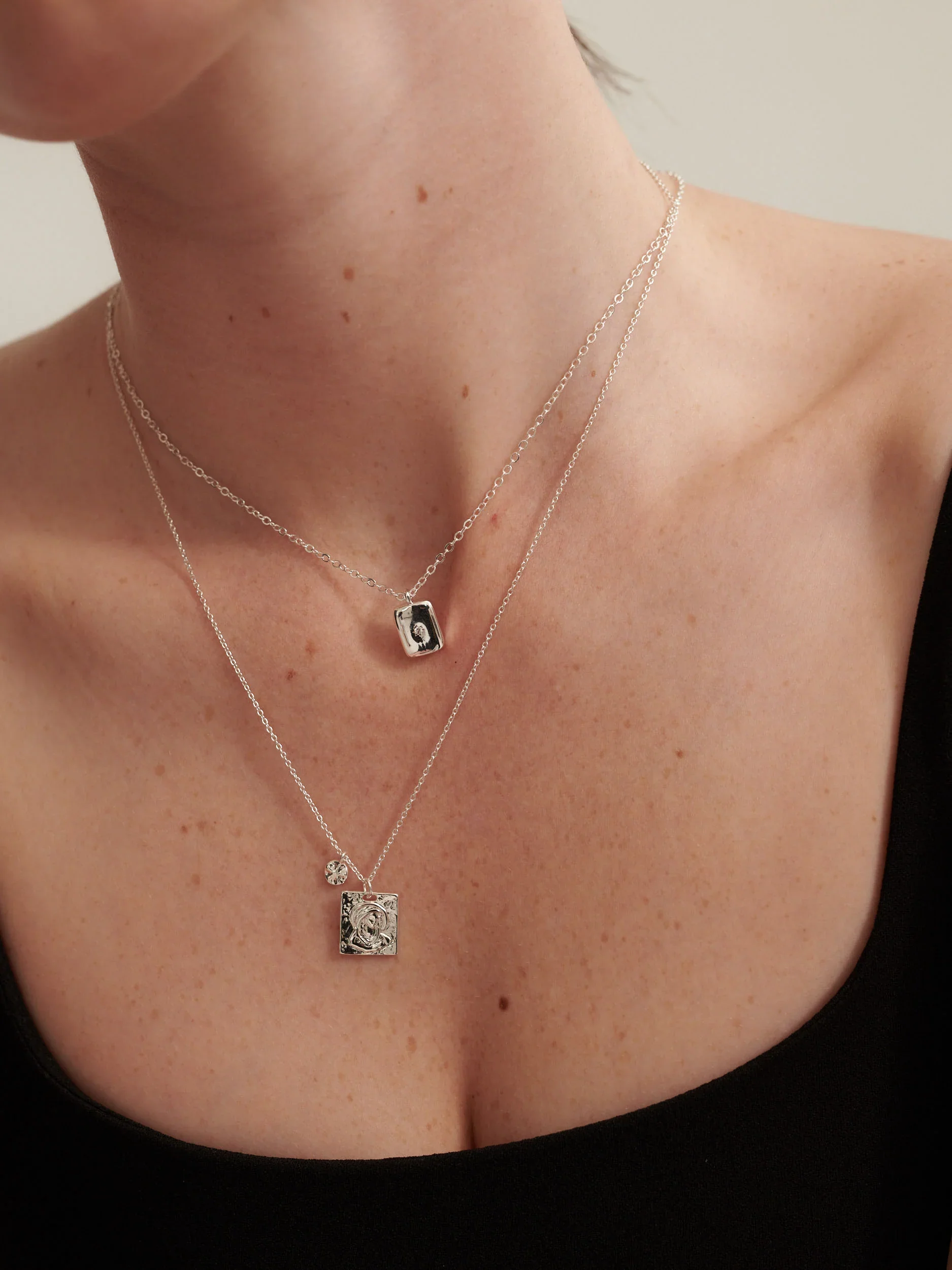 Theta Necklace Silver - Image 6