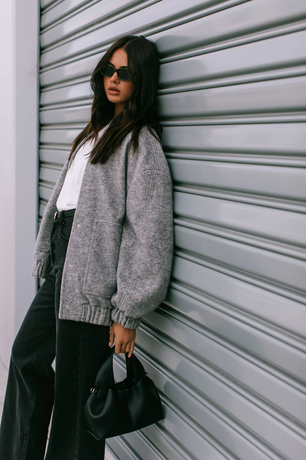 Tully Bomber Jacket Grey - Image 4