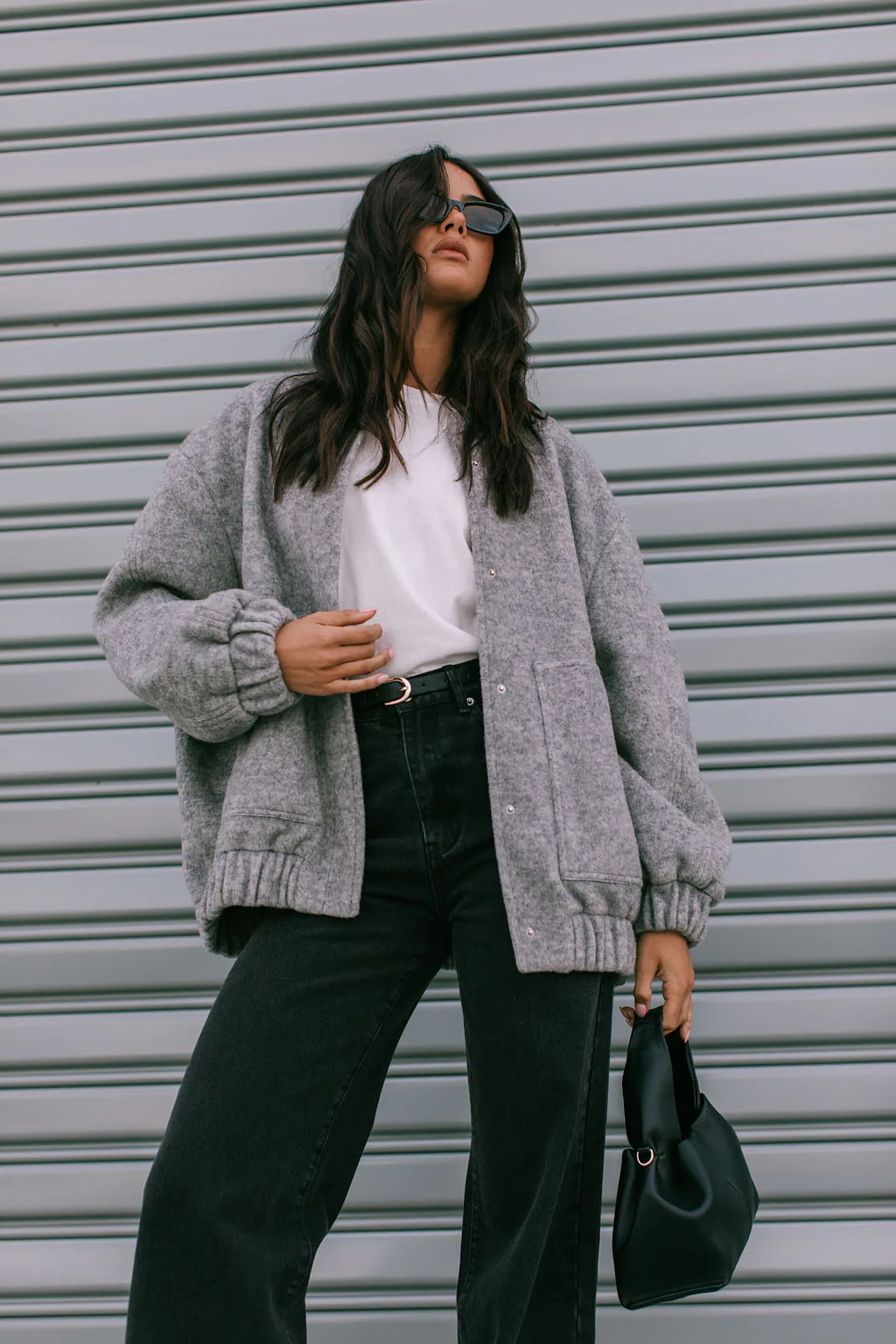 Tully Bomber Jacket Grey - Image 7