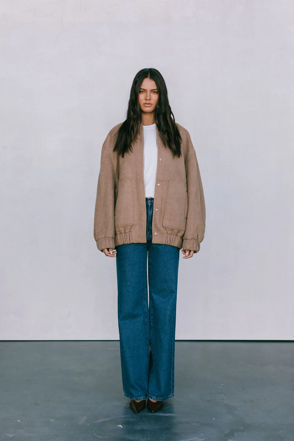 Tully Bomber Jacket Tan - Image 3