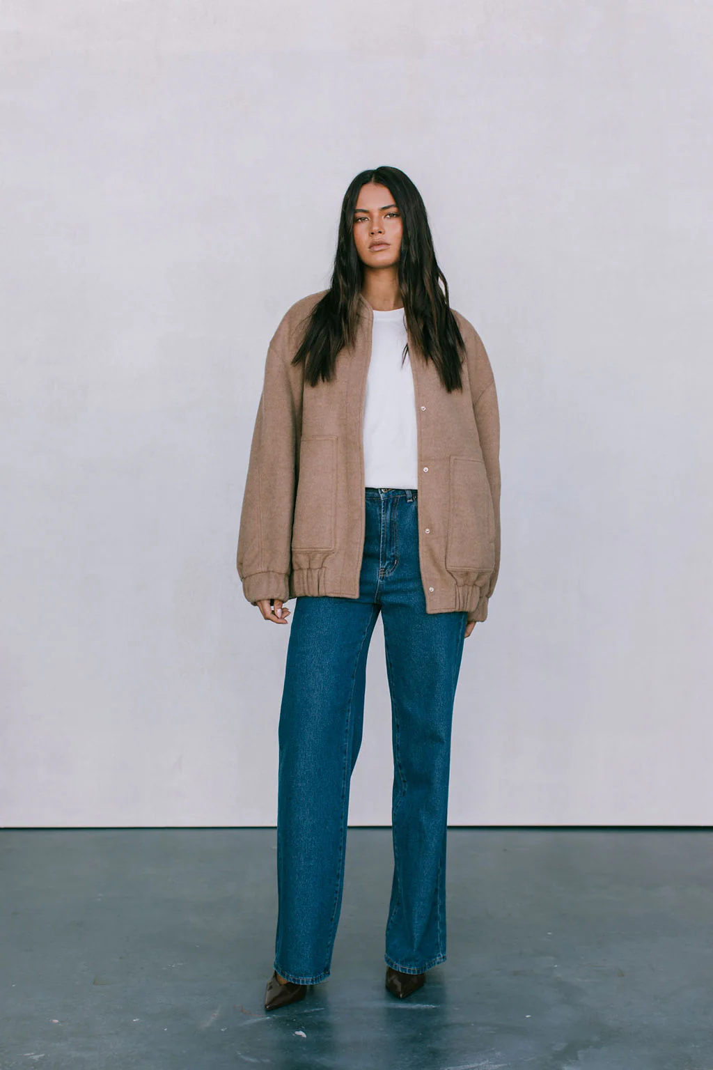 Tully Bomber Jacket Tan - Image 5