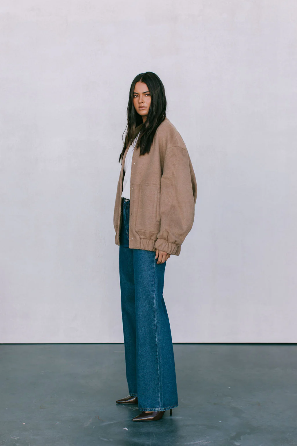 Tully Bomber Jacket Tan - Image 7