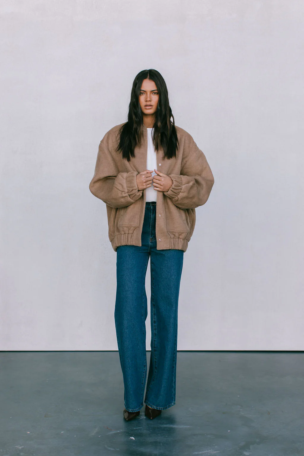 Tully Bomber Jacket Tan - Image 9