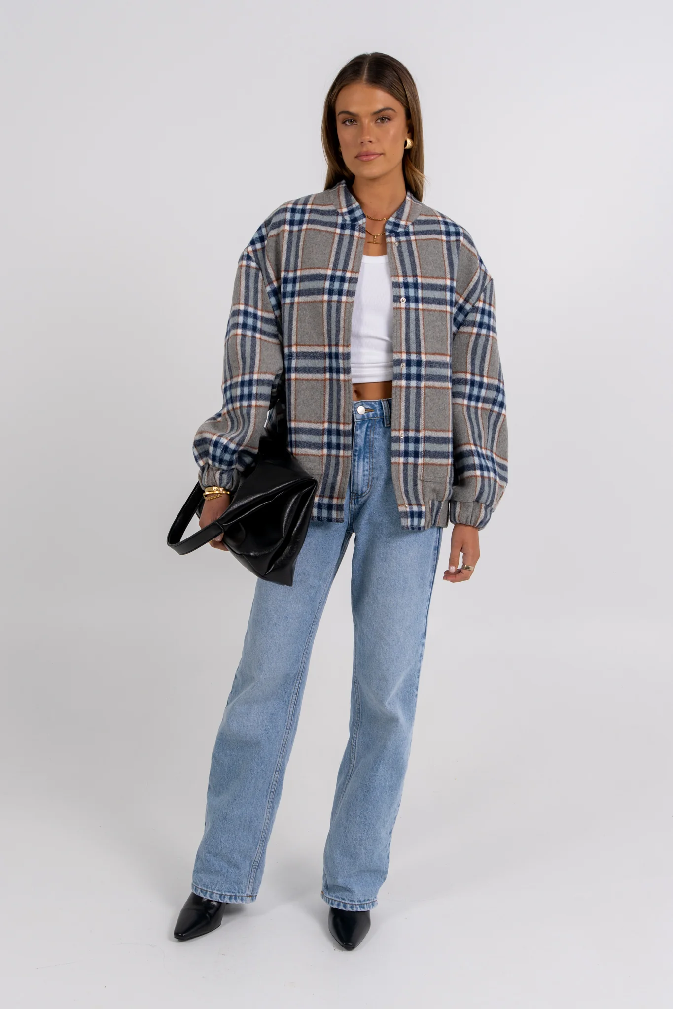 Tully Bomber Jacket Tartan - Image 5