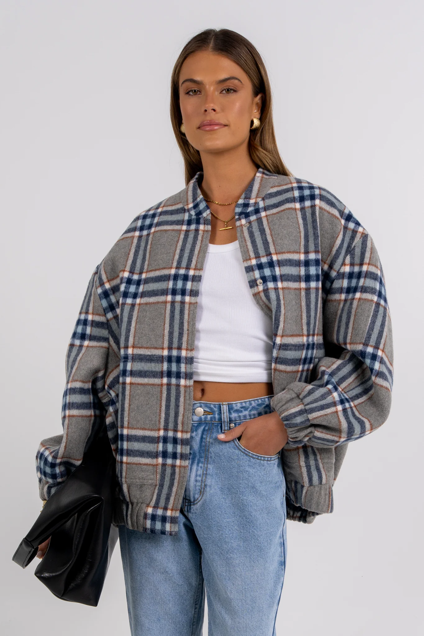 Tully Bomber Jacket Tartan - Image 7