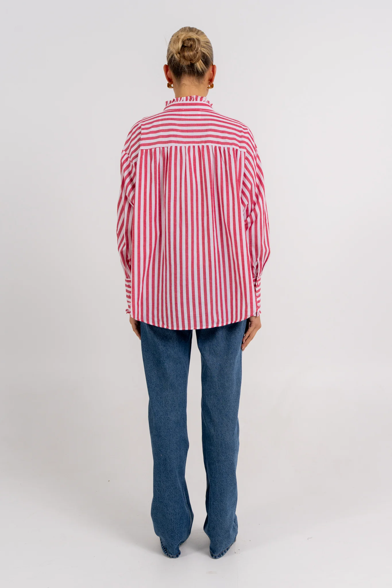 Uccella Shirt Red Stripe - Image 4
