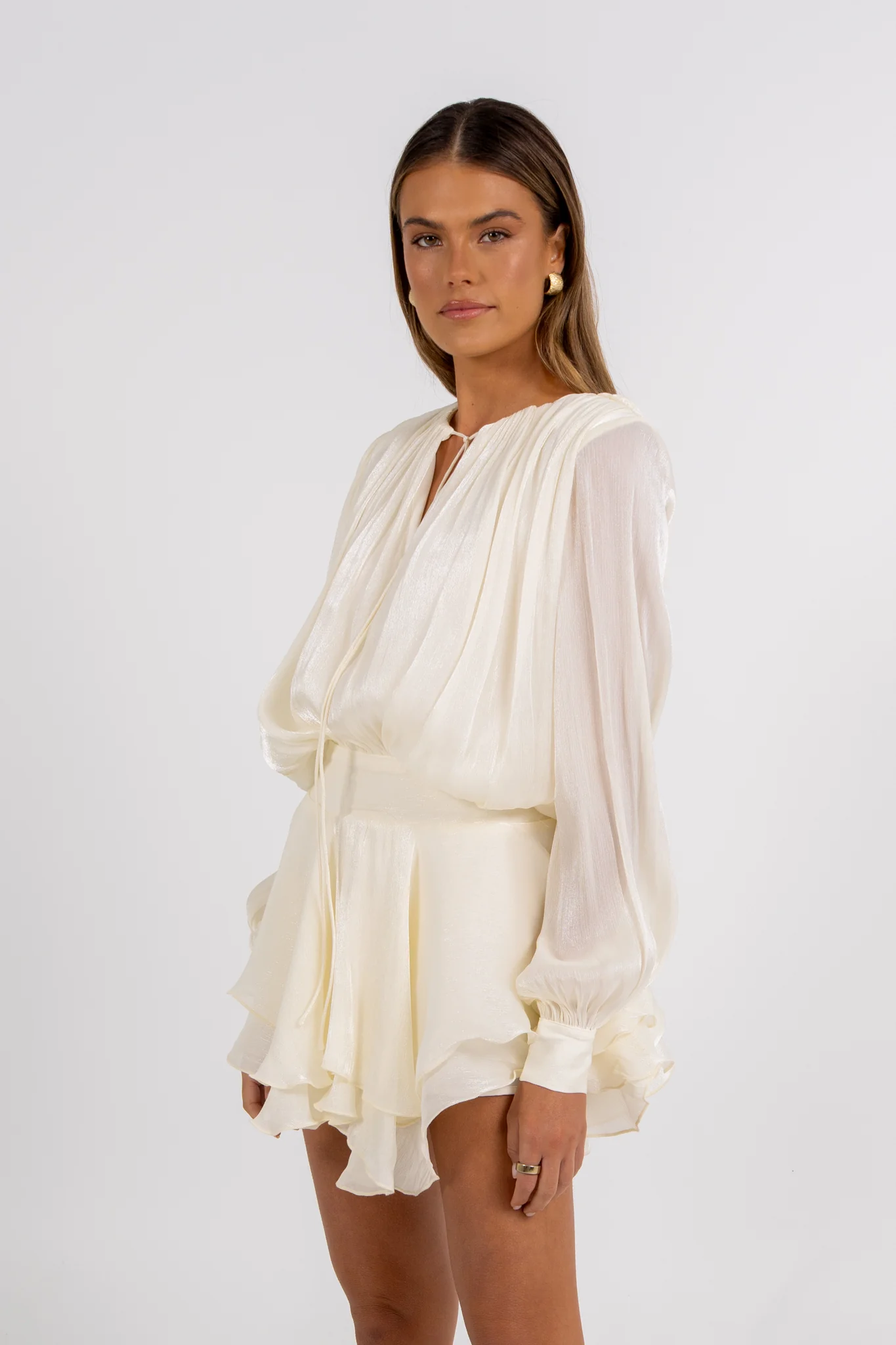 Ugo Mini Dress Cream - Image 10