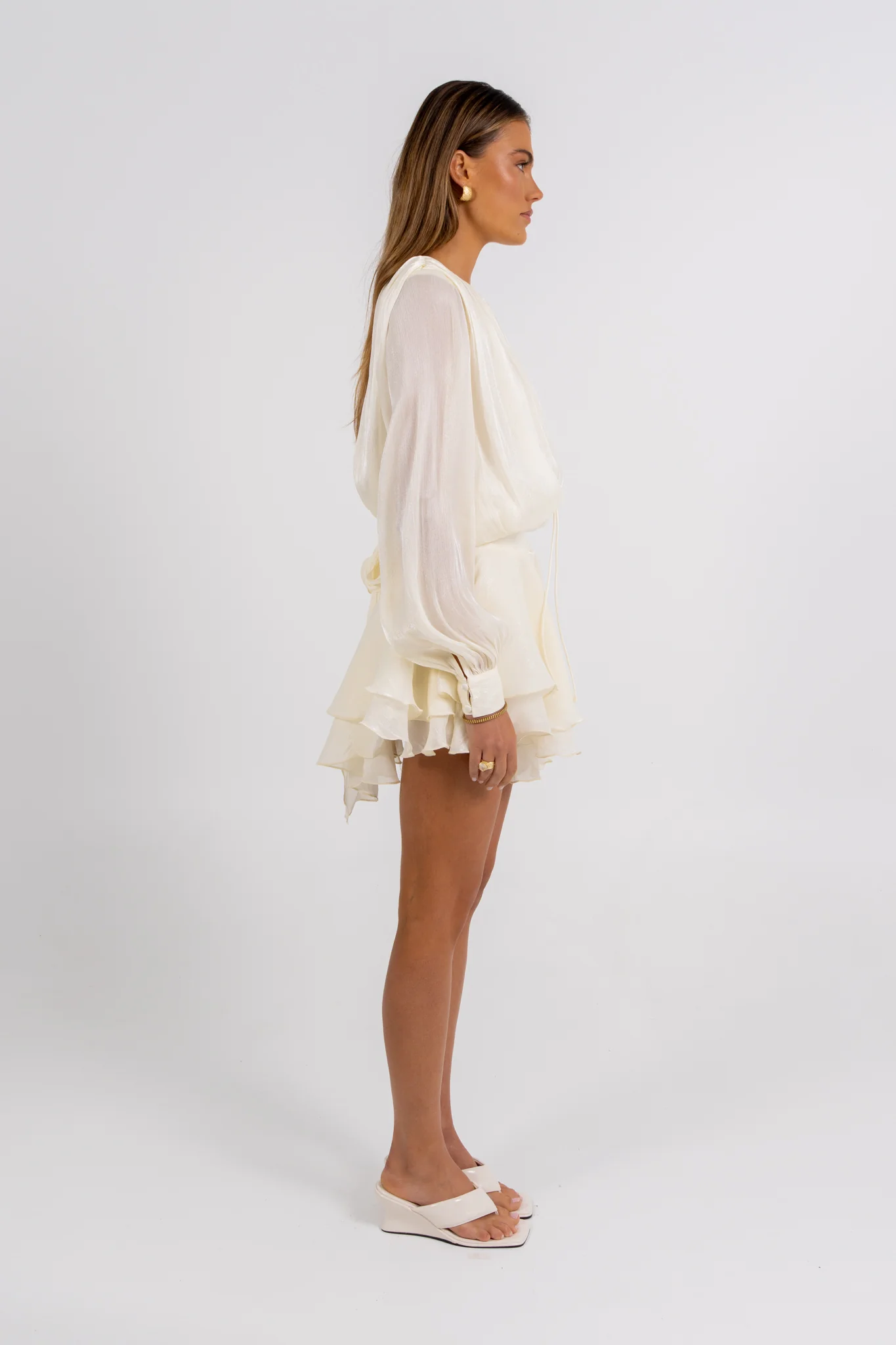 Ugo Mini Dress Cream - Image 11