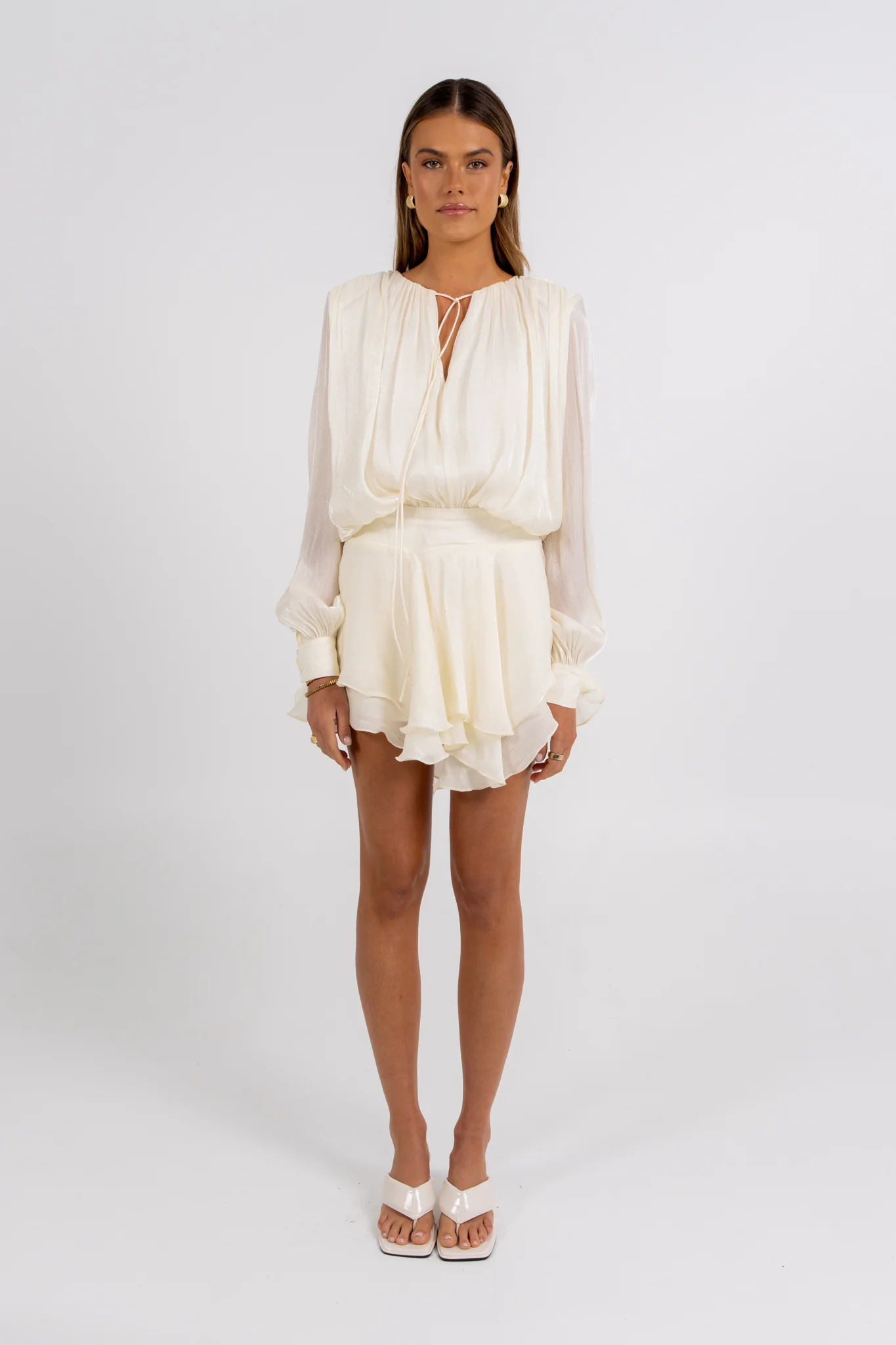 Ugo Mini Dress Cream - Image 7