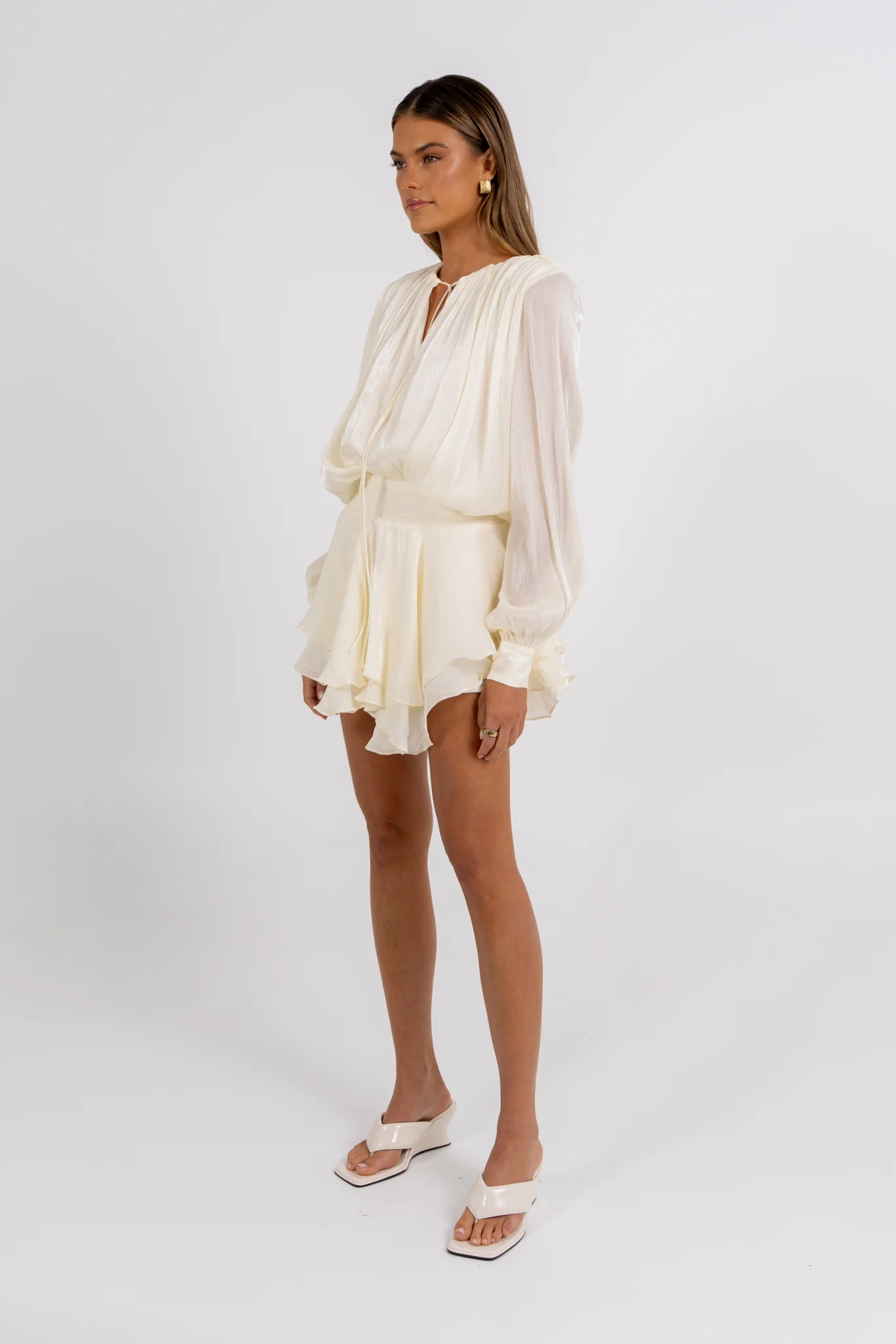 Ugo Mini Dress Cream - Image 8