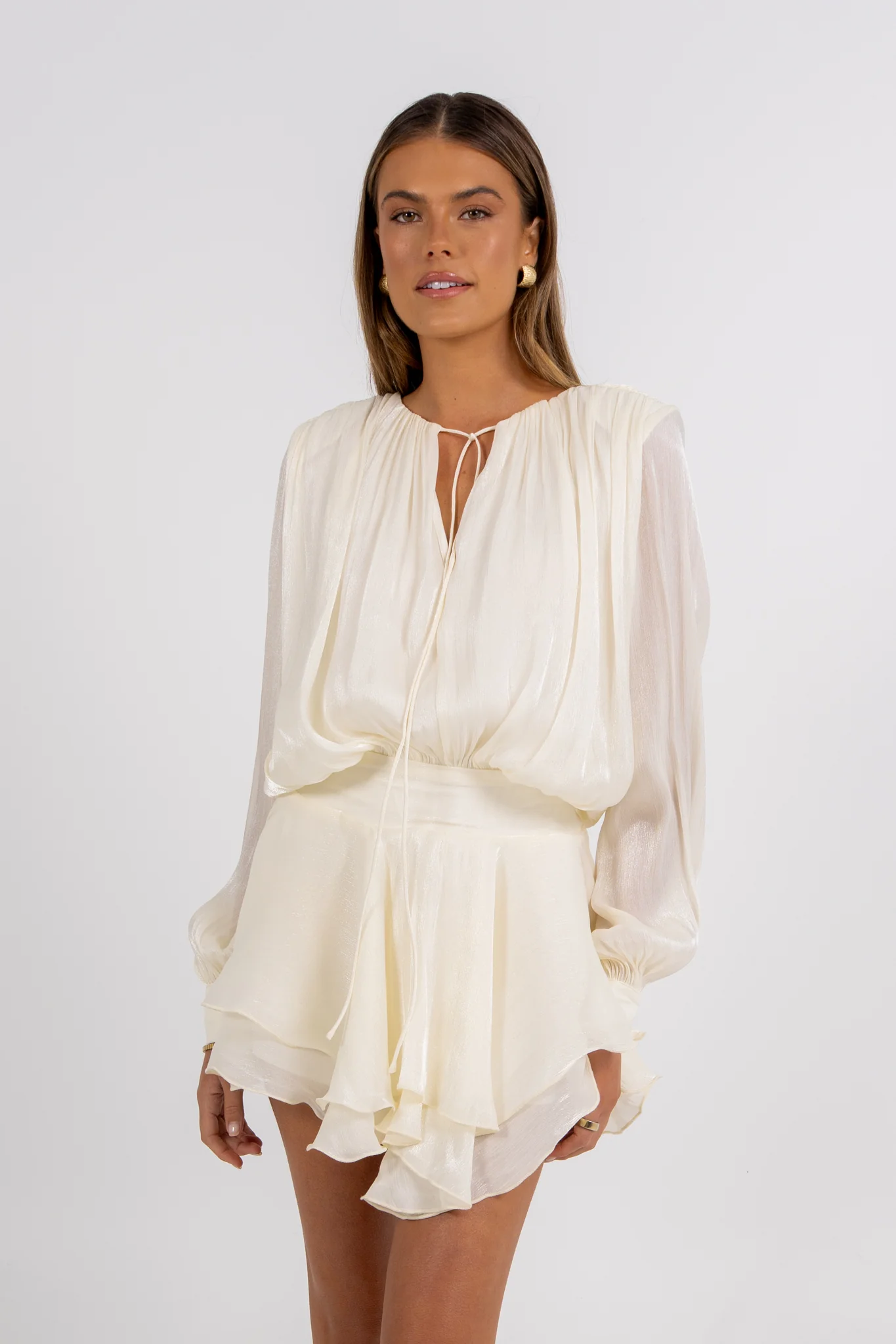 Ugo Mini Dress Cream - Image 9