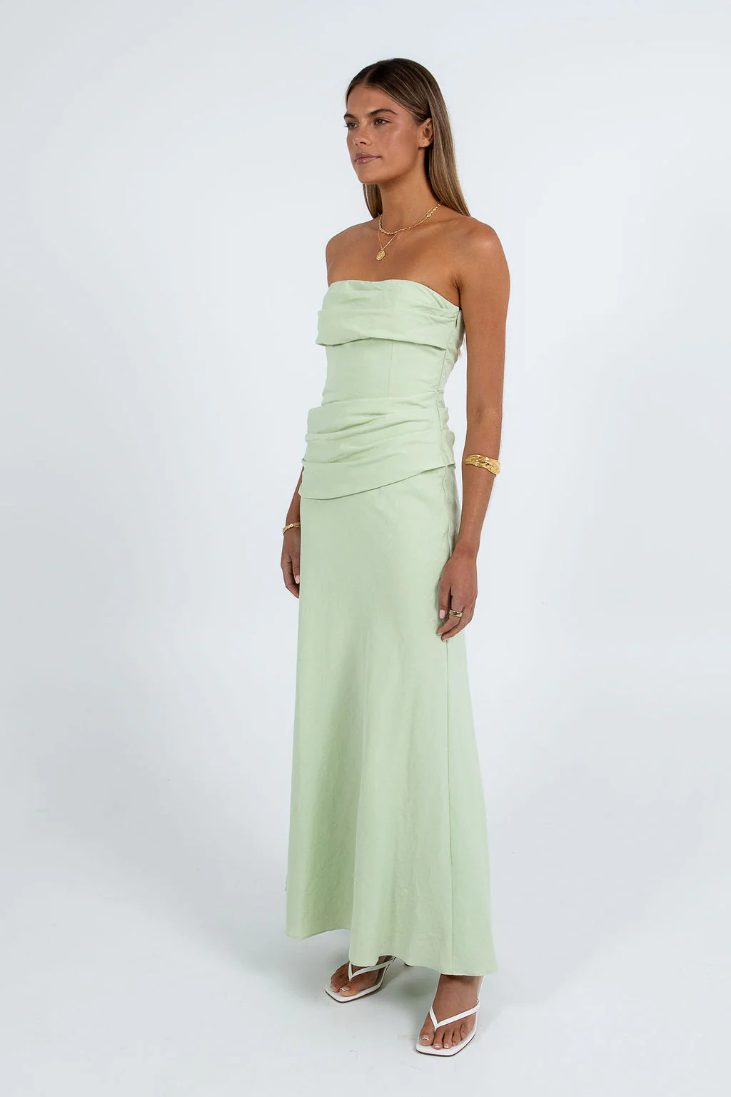 Ularna Maxi Dress Mint - Image 3