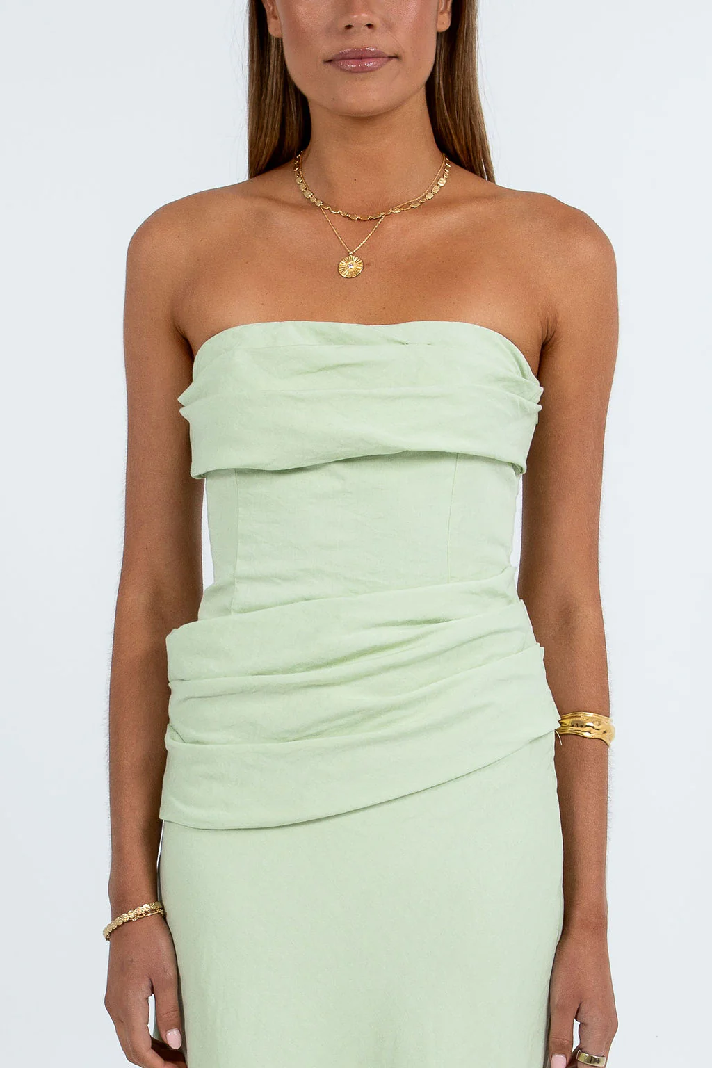 Ularna Maxi Dress Mint - Image 4