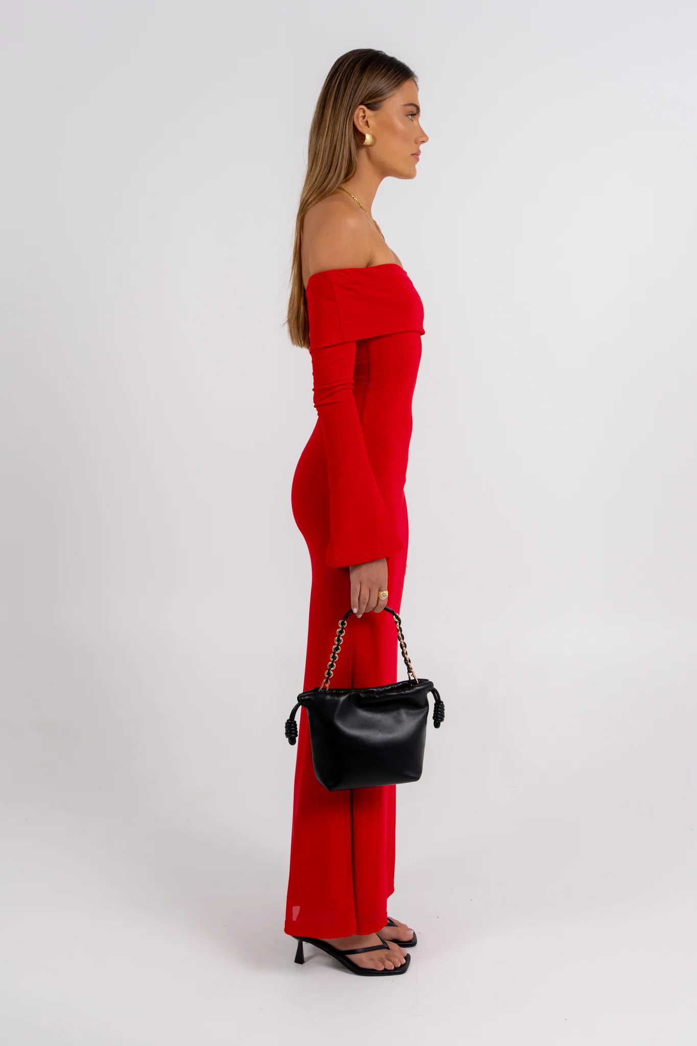 Ultima Maxi Dress Red - Image 10
