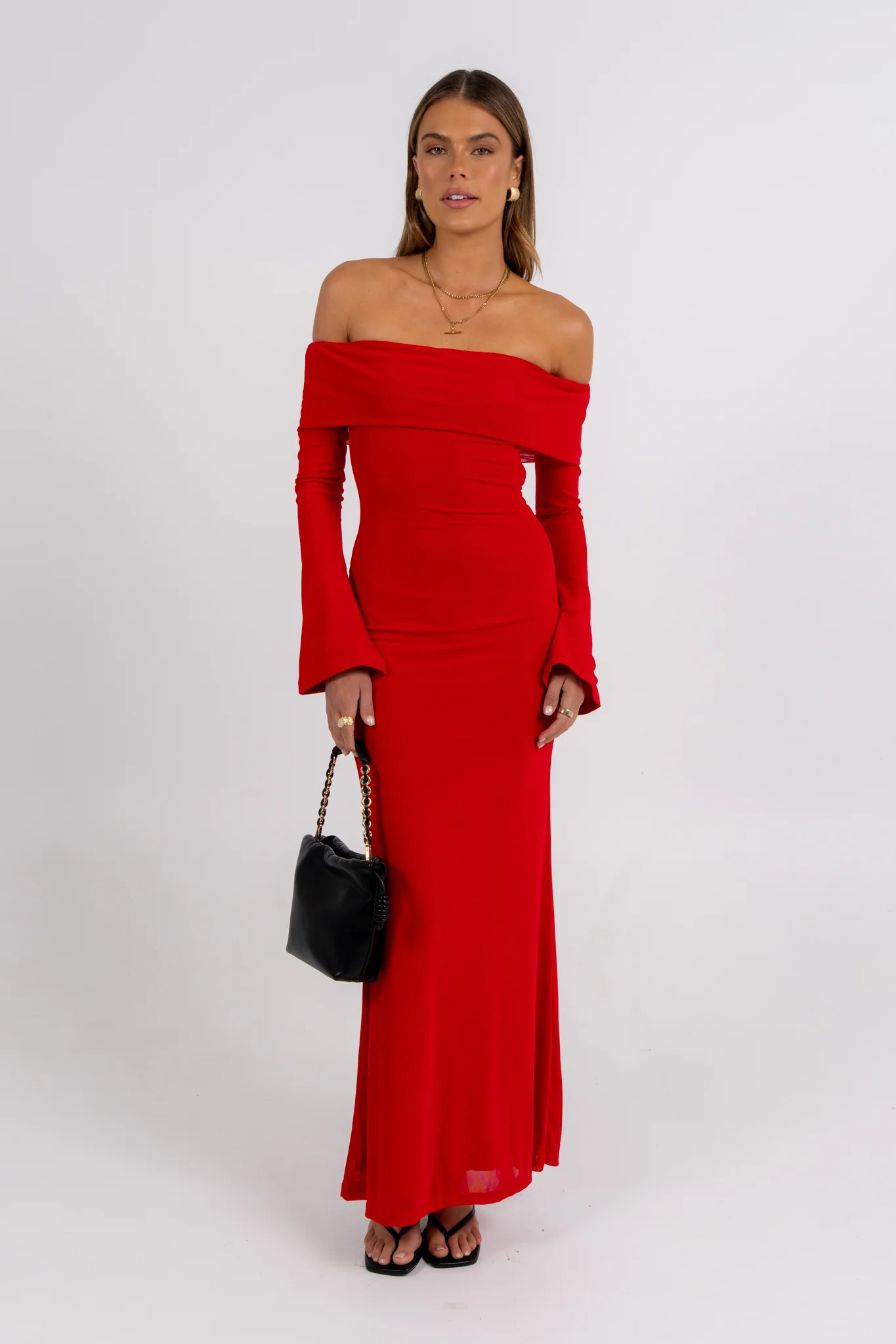 Ultima Maxi Dress Red - Image 4