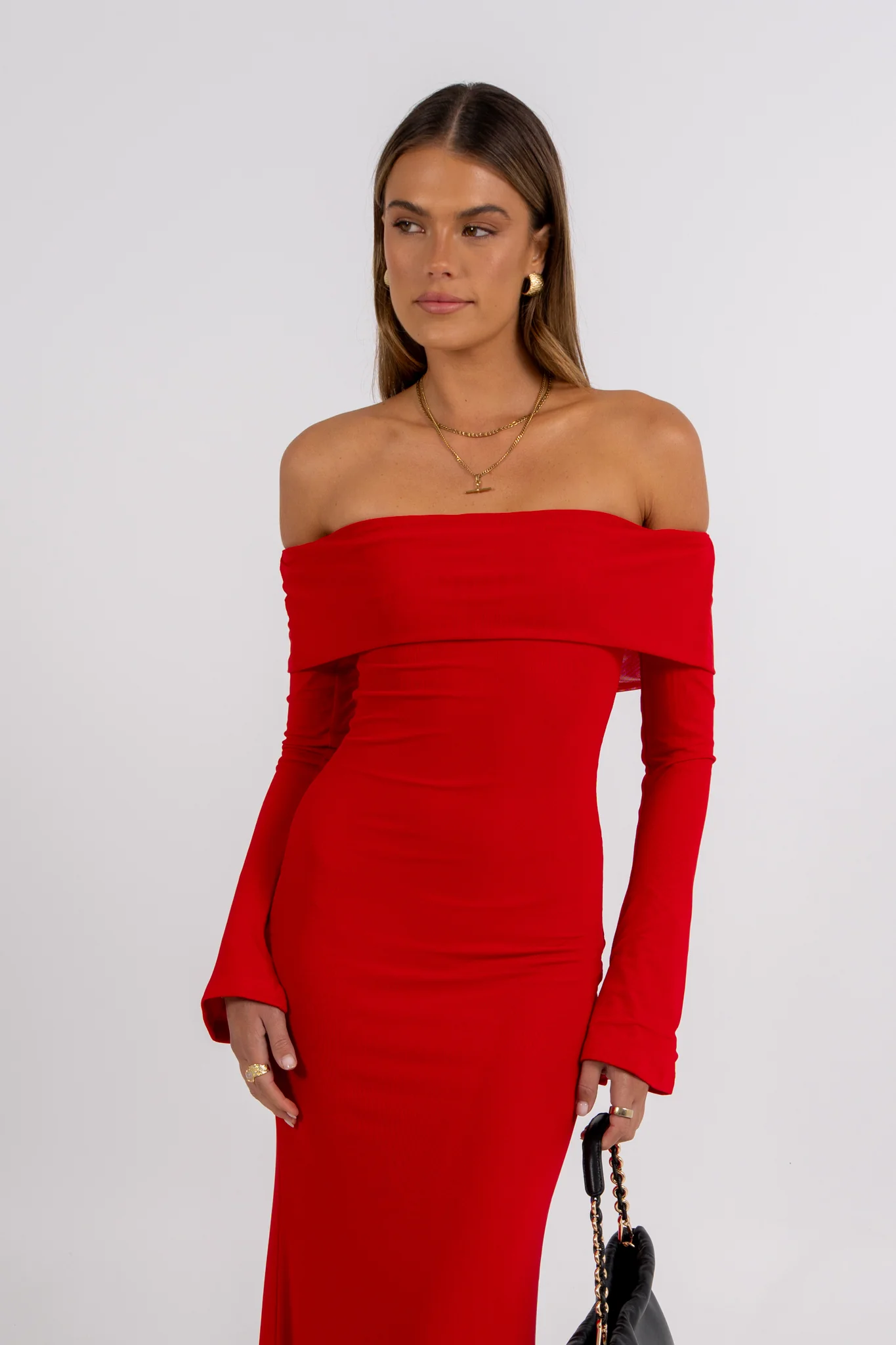Ultima Maxi Dress Red - Image 6