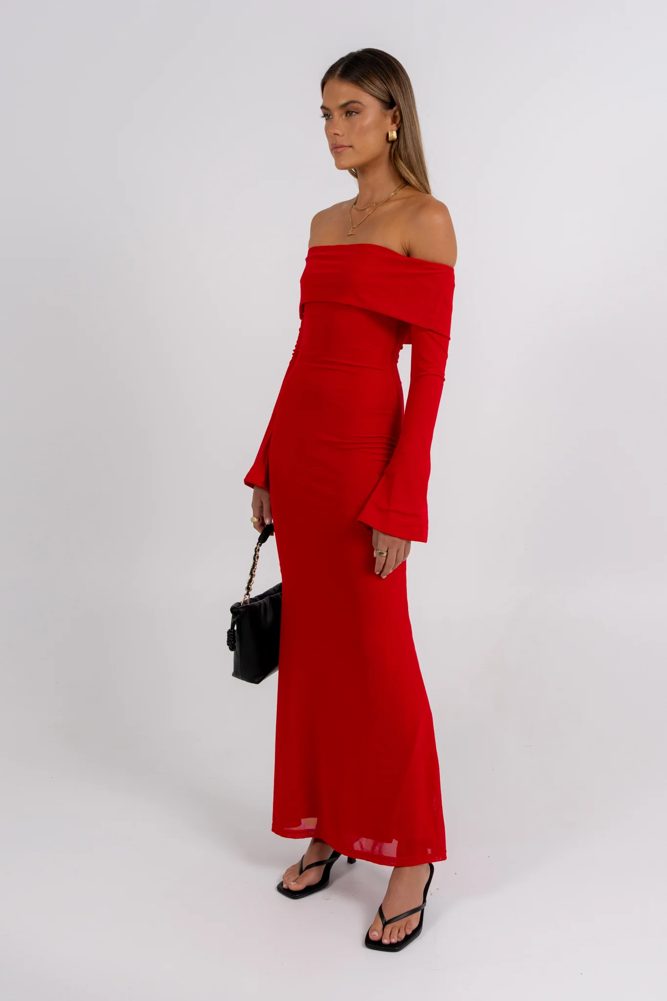 Ultima Maxi Dress Red - Image 7