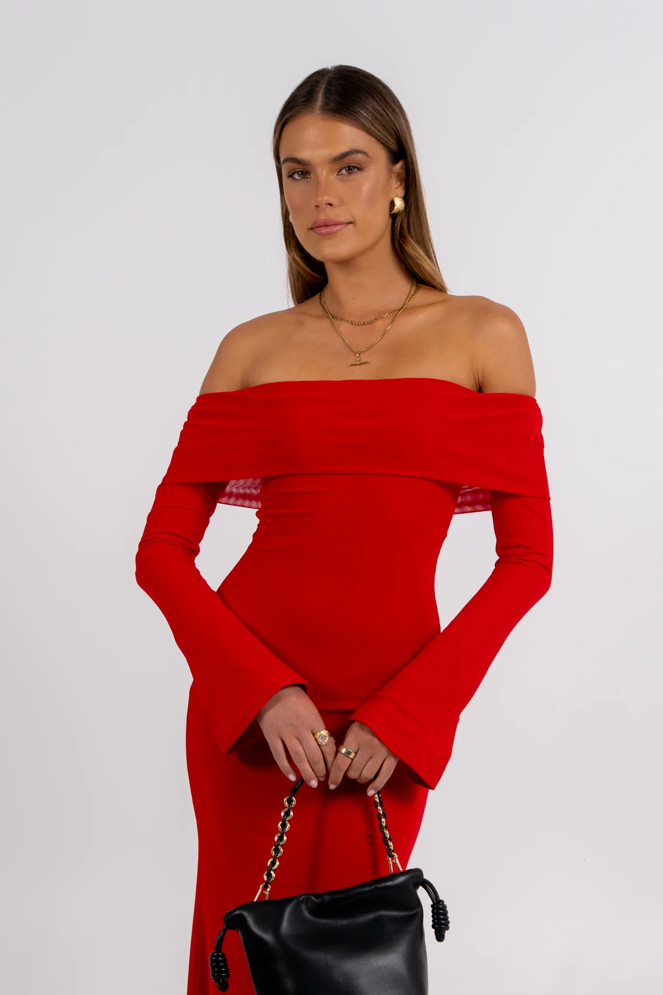 Ultima Maxi Dress Red - Image 8