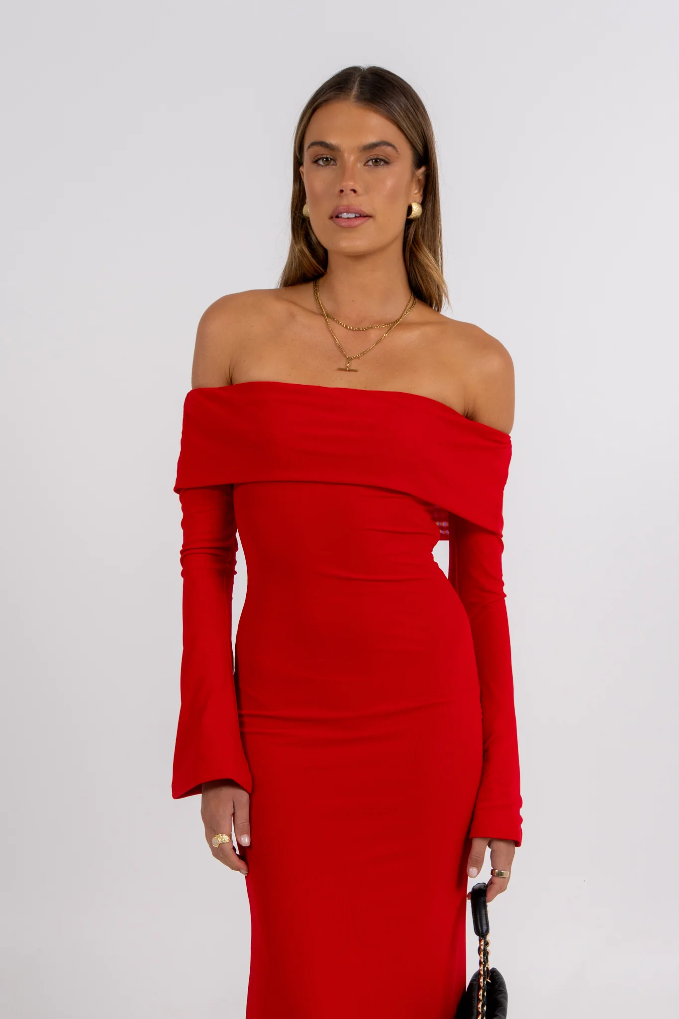 Ultima Maxi Dress Red - Image 9