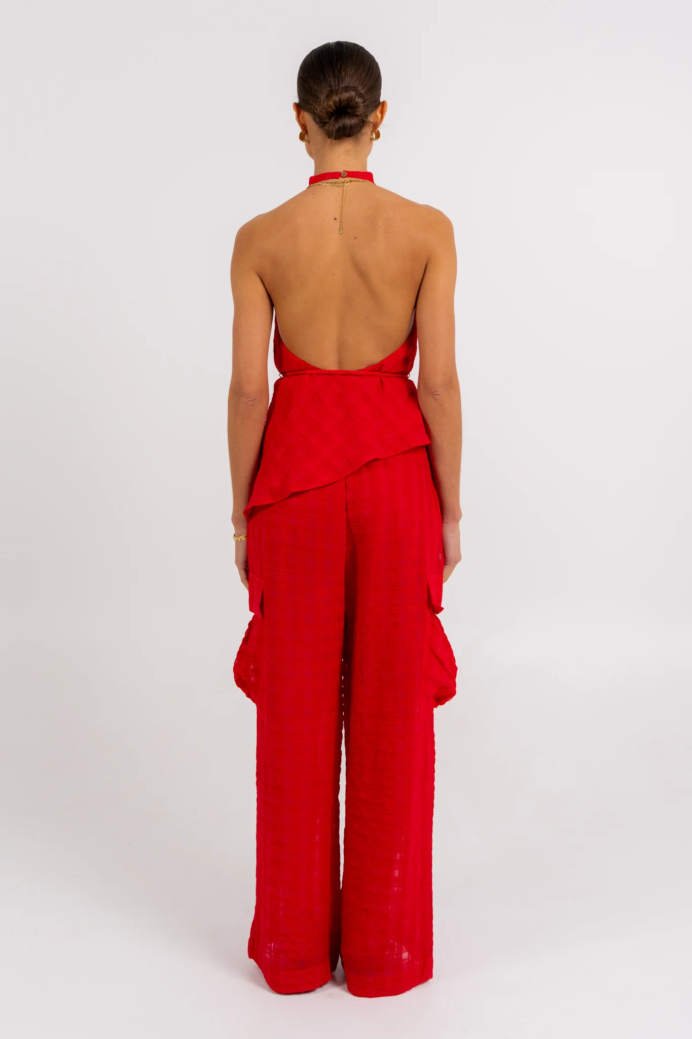 Uniah Halter Top Red - Image 7