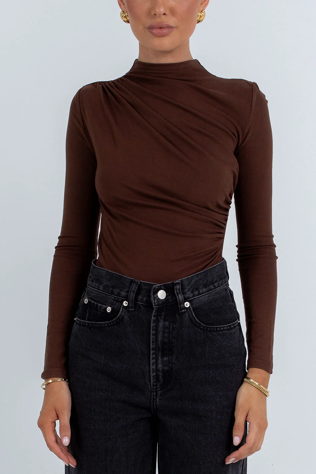 Unity Long Sleeve Top Espresso - Image 3