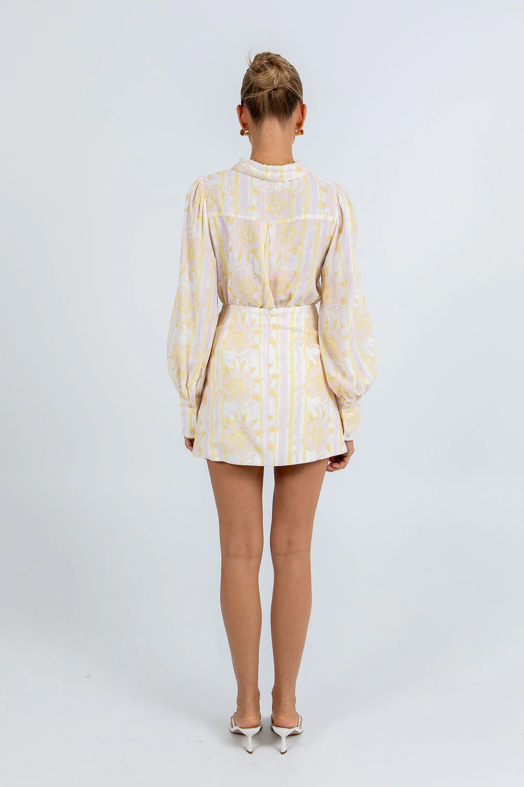 Urissa Mini Skirt Lemon Floral - Image 7