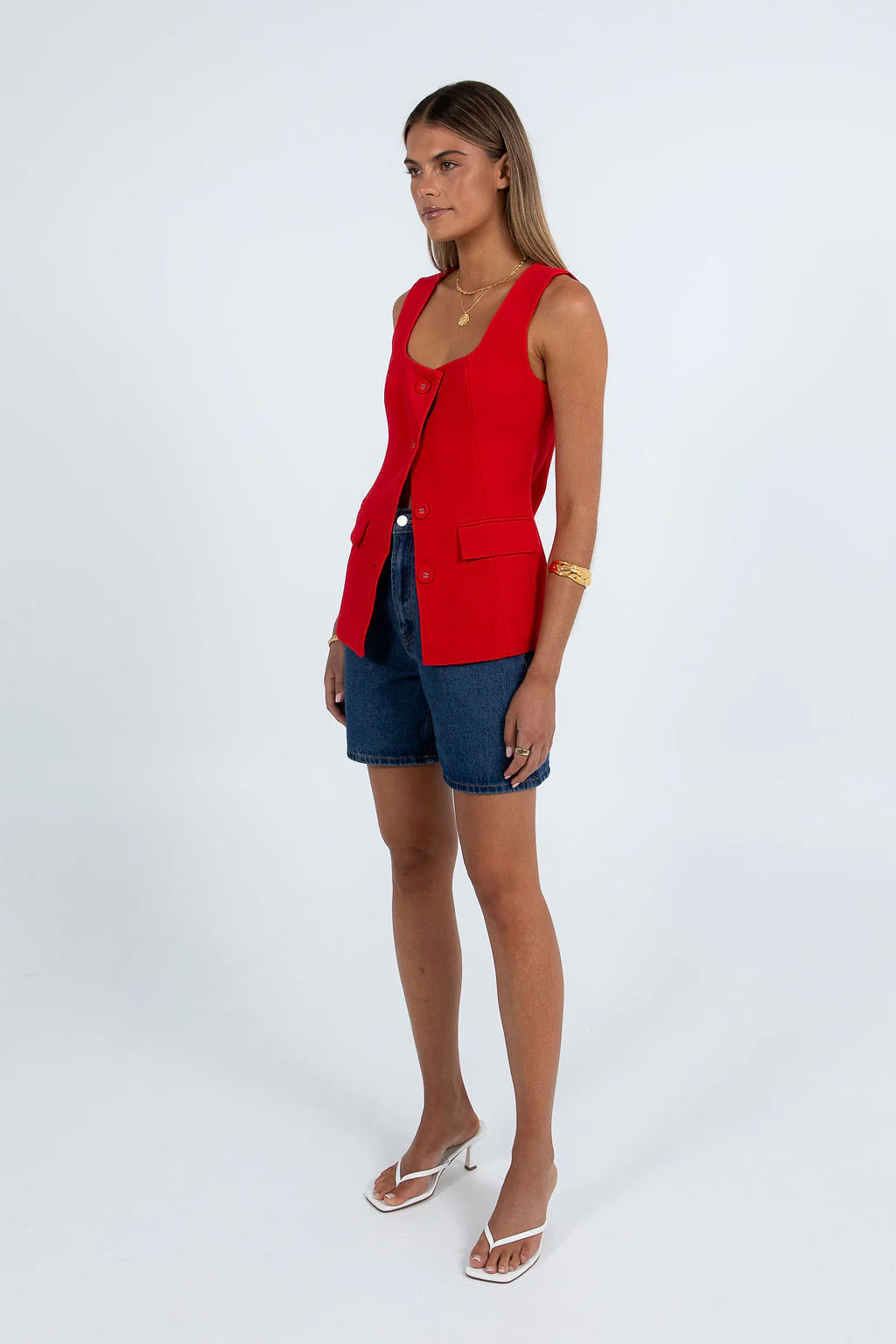 Valli Vest Red - Image 3