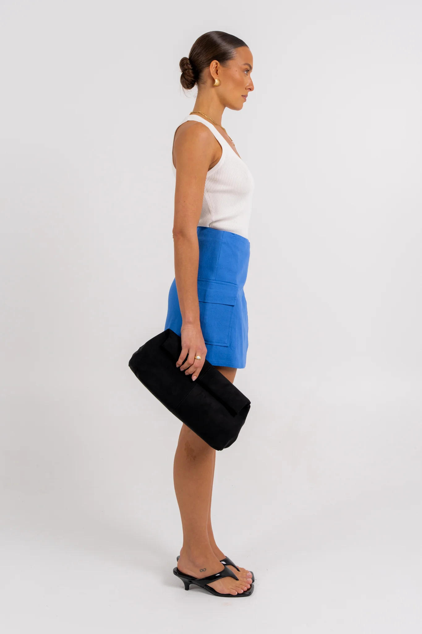 Valtos Skirt Cobalt Blue - Image 11